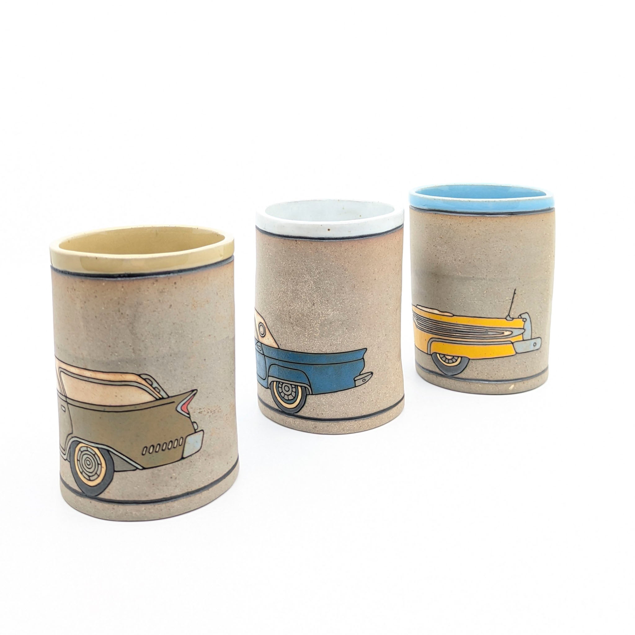 Vintage Car Cups