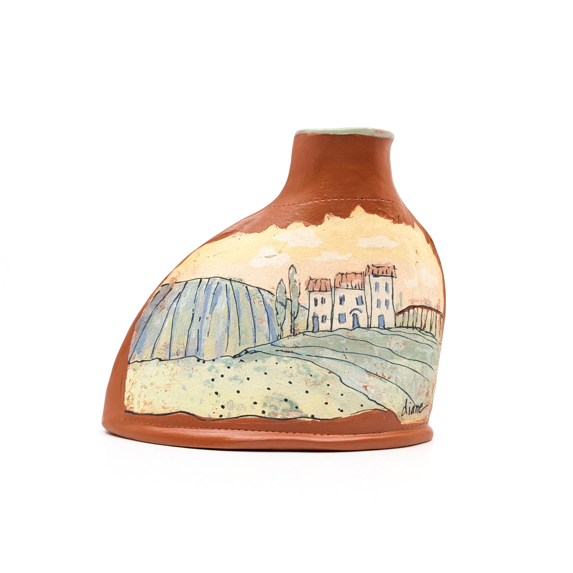 Tiny Vase with Homes