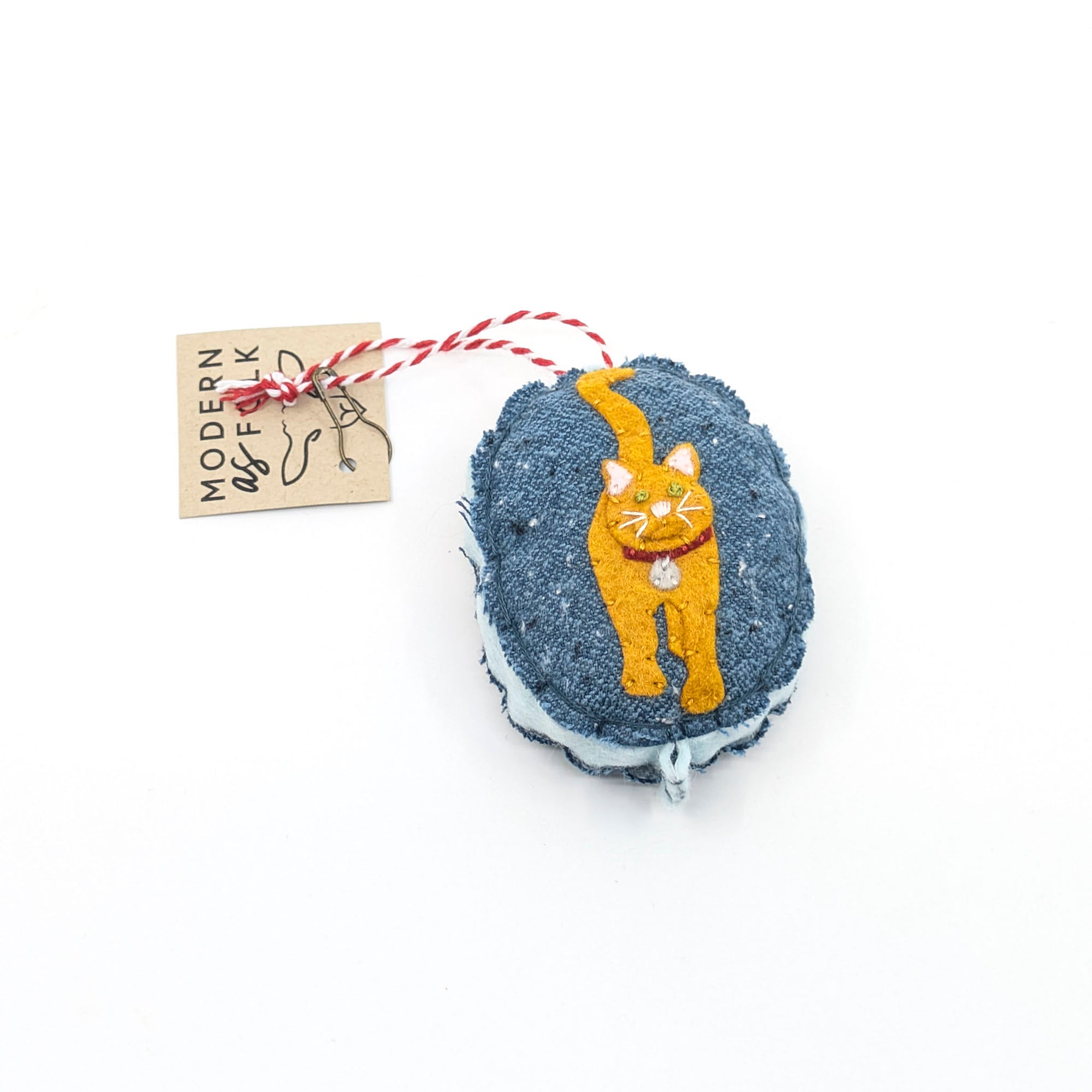 Orange Kitty- Ornament