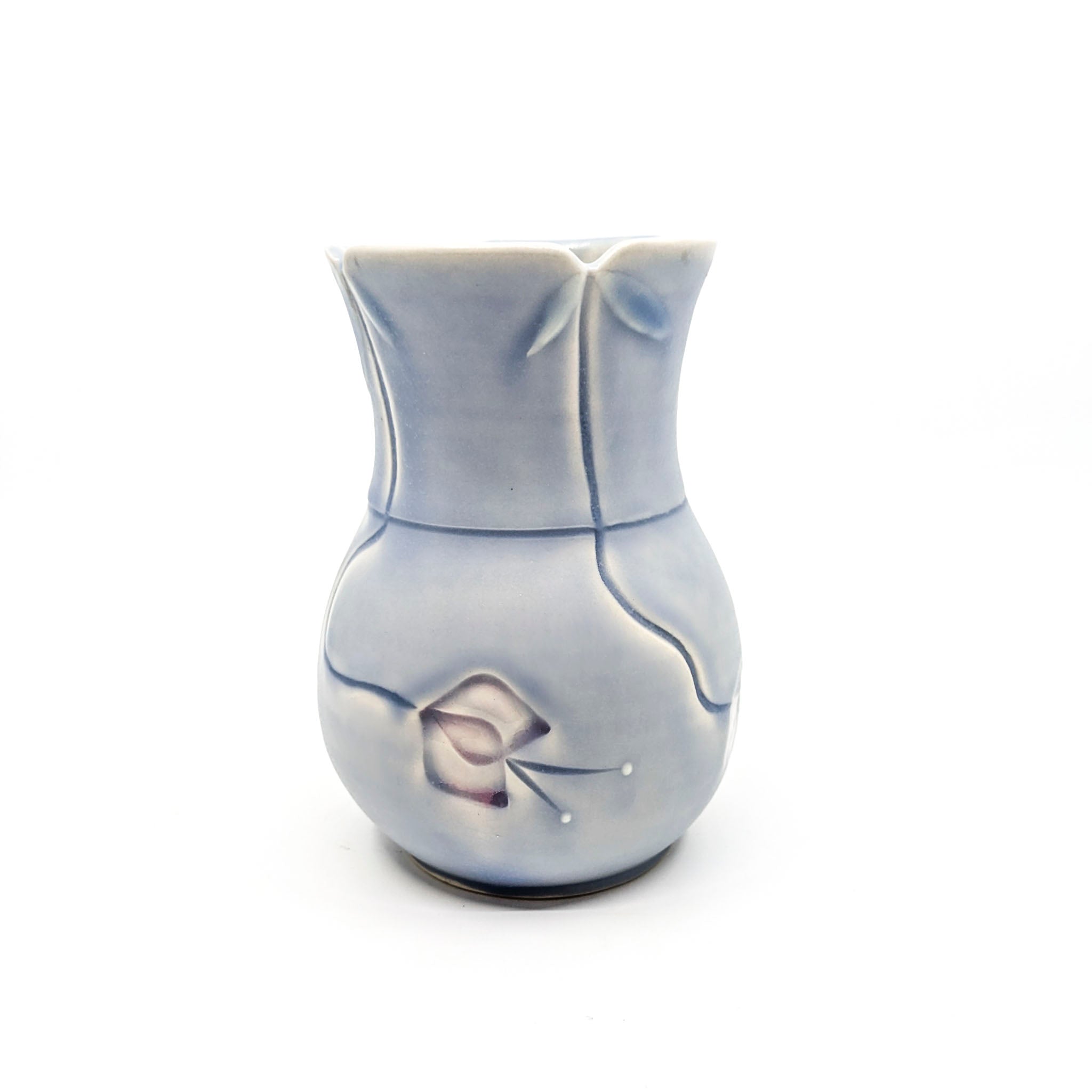 Small Periwinkle Petals Vase