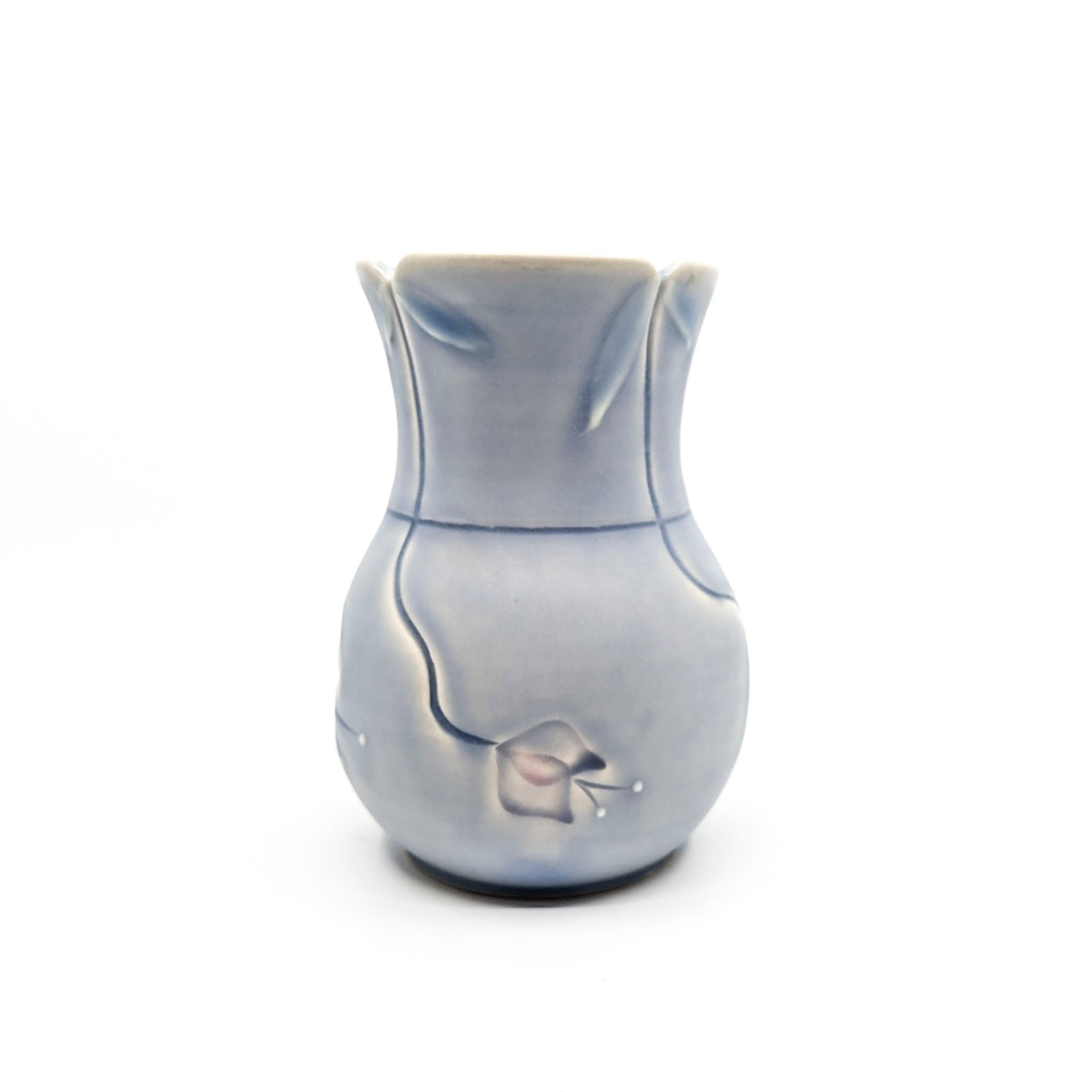 Small Periwinkle Petals Vase