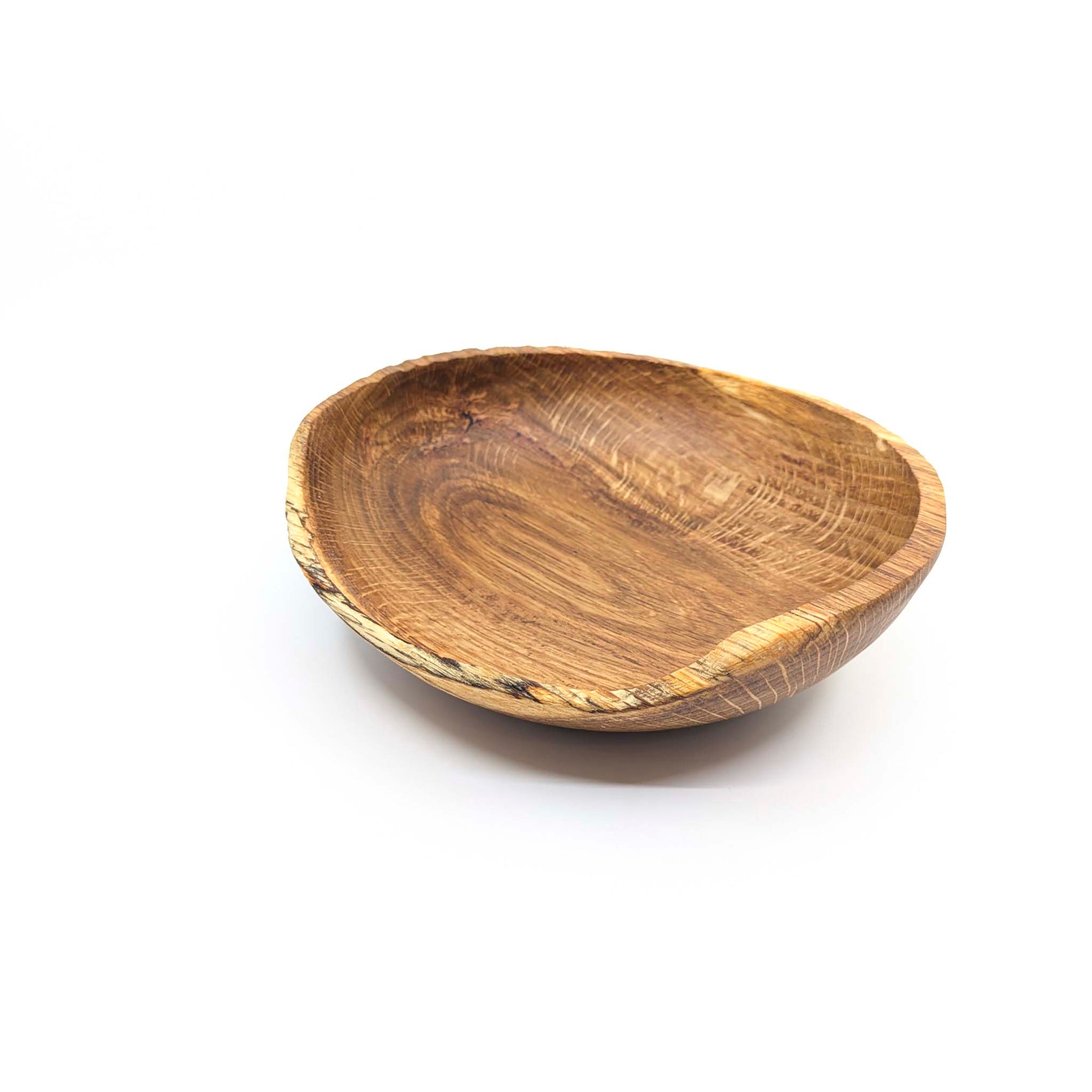 Shallow Oak Bowl