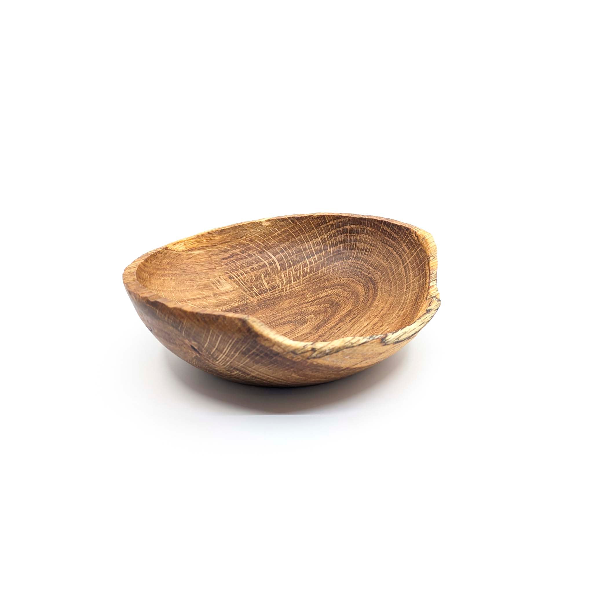 Shallow Oak Bowl