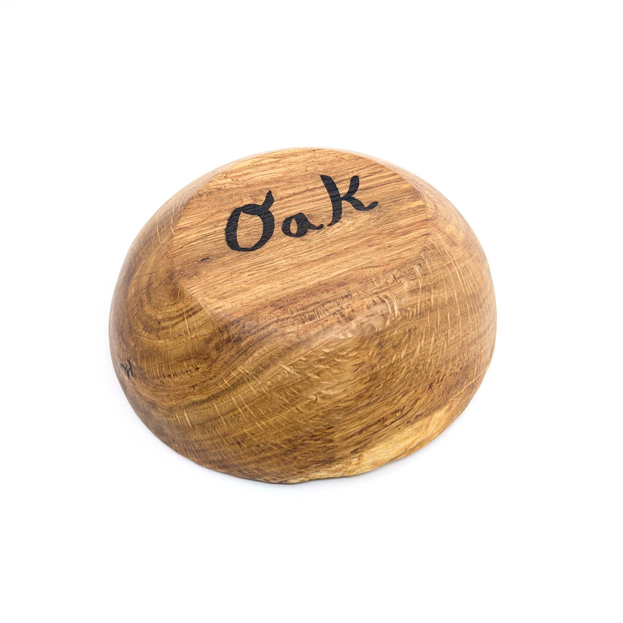 Shallow Oak Bowl