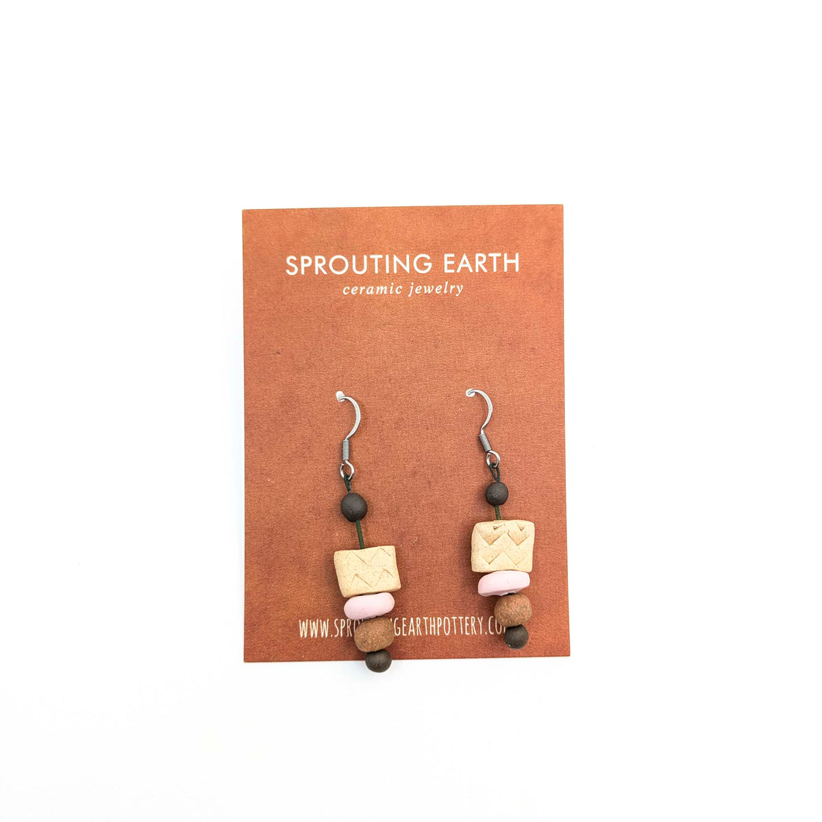 Stephanie Gesswein - Ceramic Earrings - Style 2 - VISUAL INDEX
