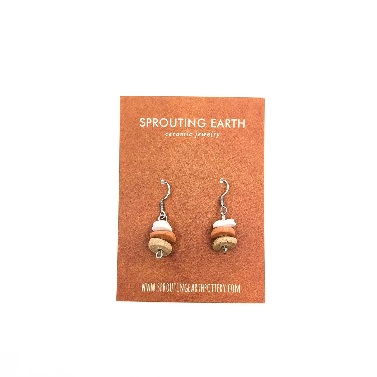 Stephanie Gesswein - Ceramic Earrings - Style 4 - VISUAL INDEX