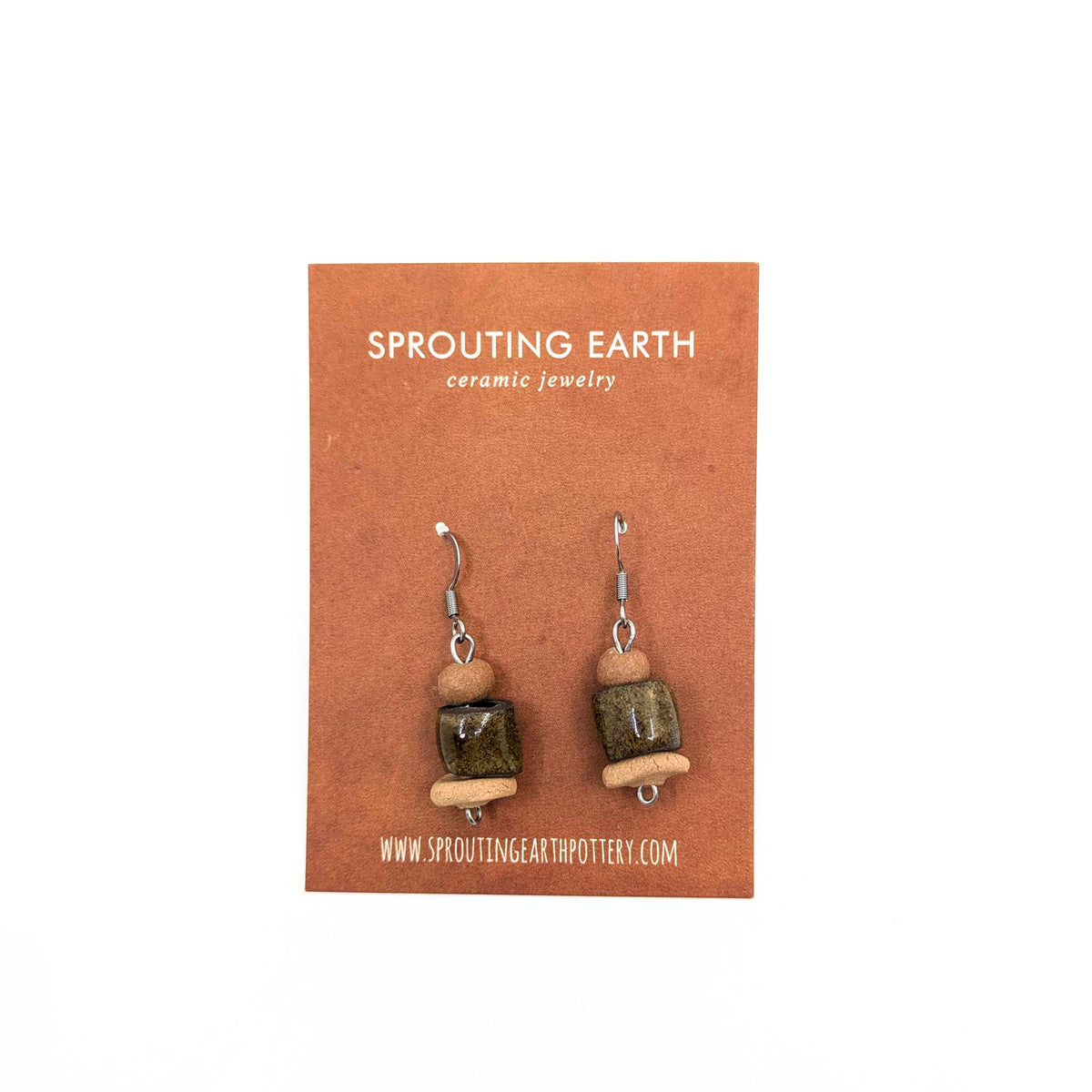 Stephanie Gesswein - Ceramic Earrings - Style 9 - VISUAL INDEX