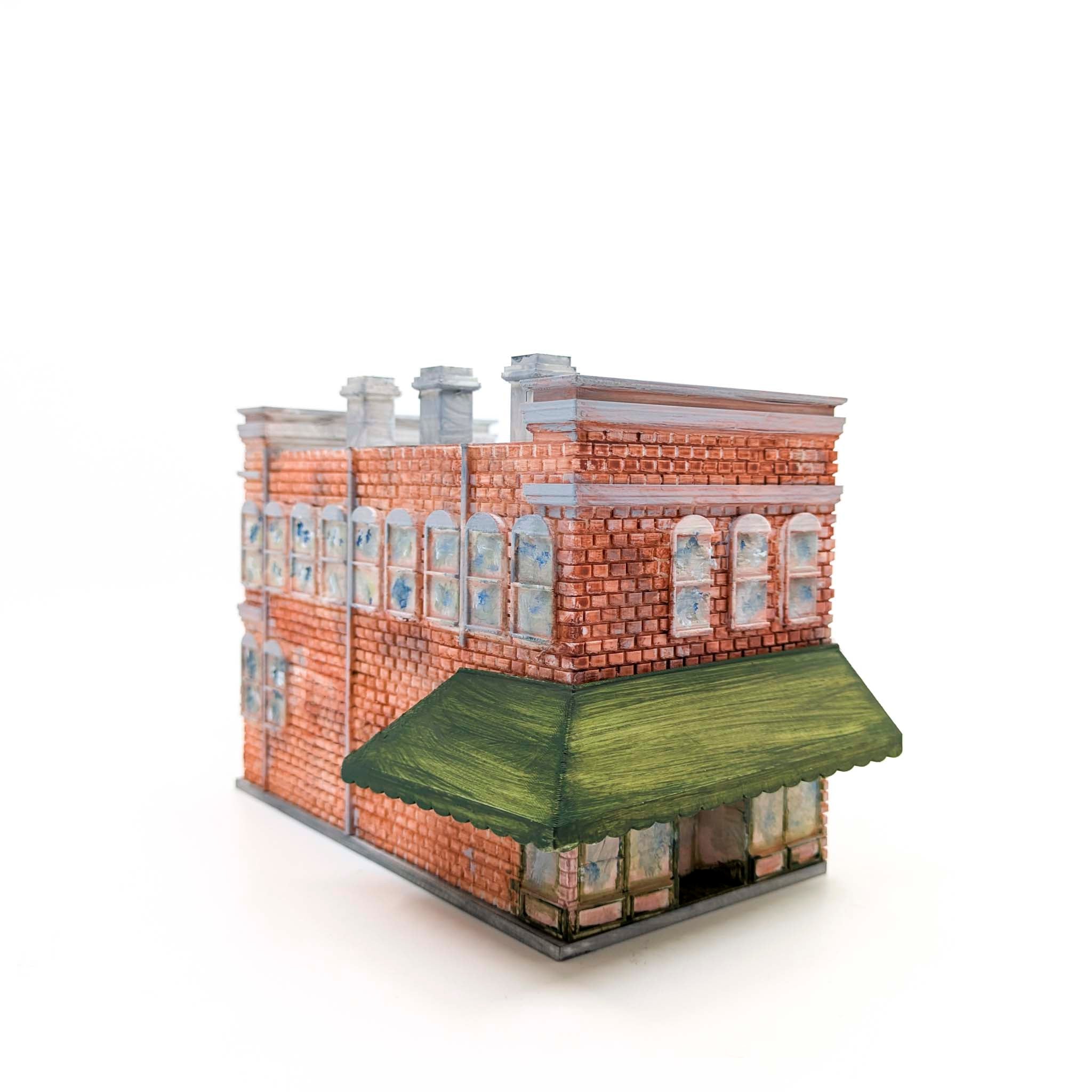 VISUAL INDEX - Visual Index Holiday Cottage — 3D - Printed Paintable Putz - VISUAL INDEX