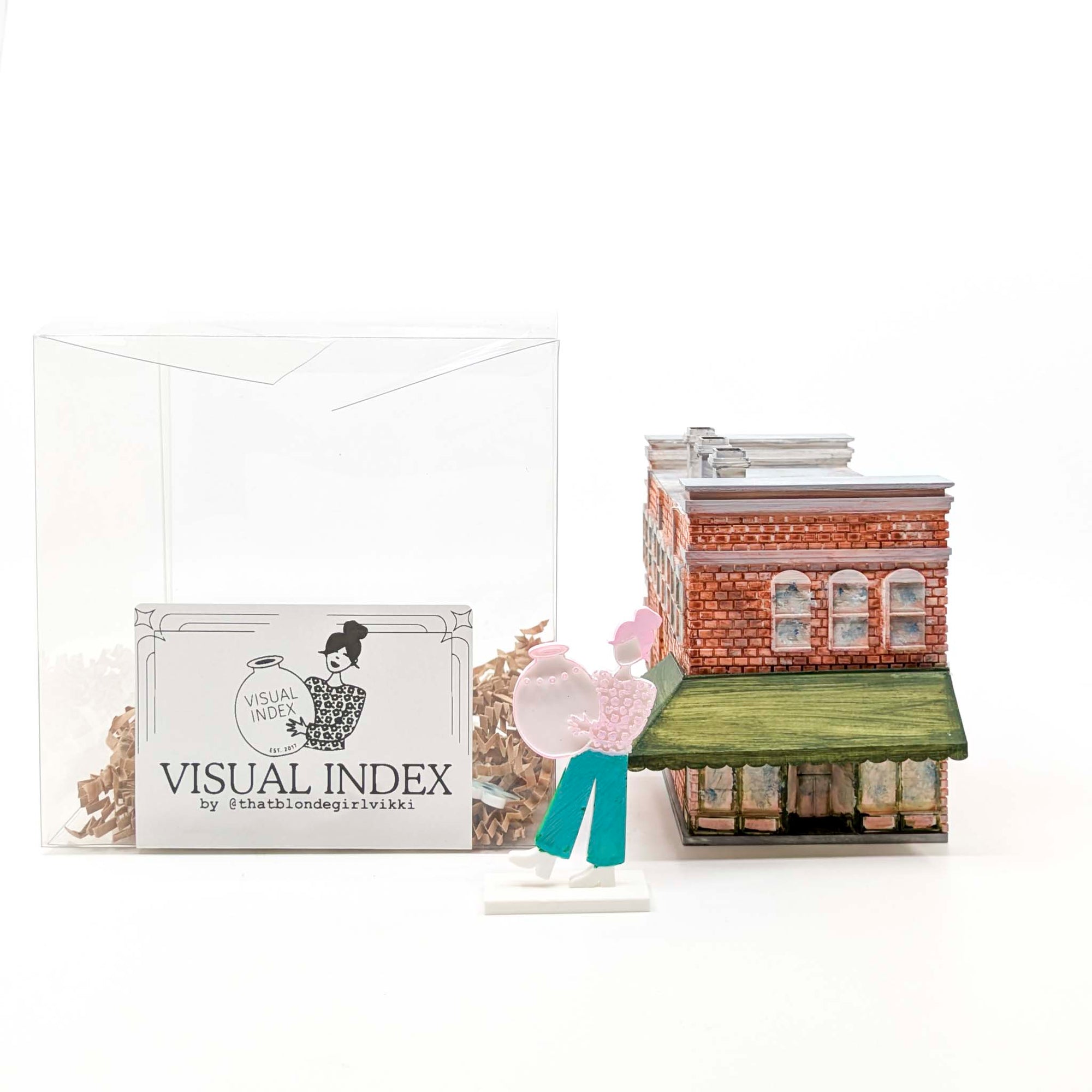 VISUAL INDEX - Visual Index Holiday Cottage — 3D - Printed Paintable Putz - VISUAL INDEX