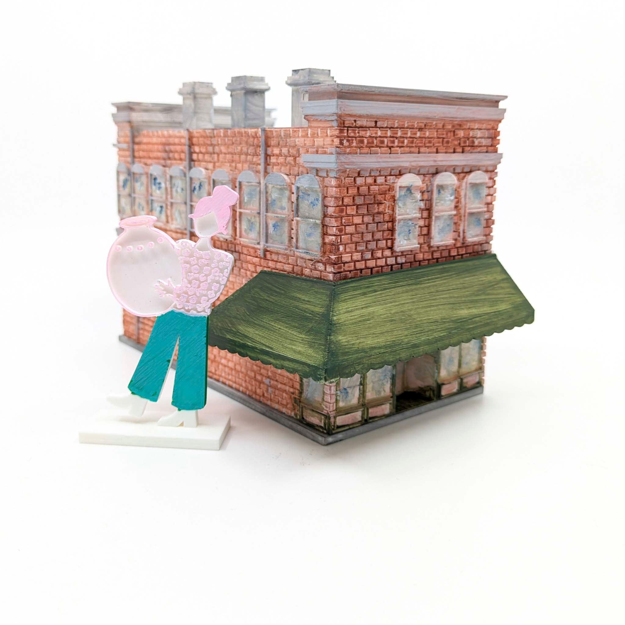 VISUAL INDEX - Visual Index Holiday Cottage — 3D - Printed Paintable Putz - VISUAL INDEX