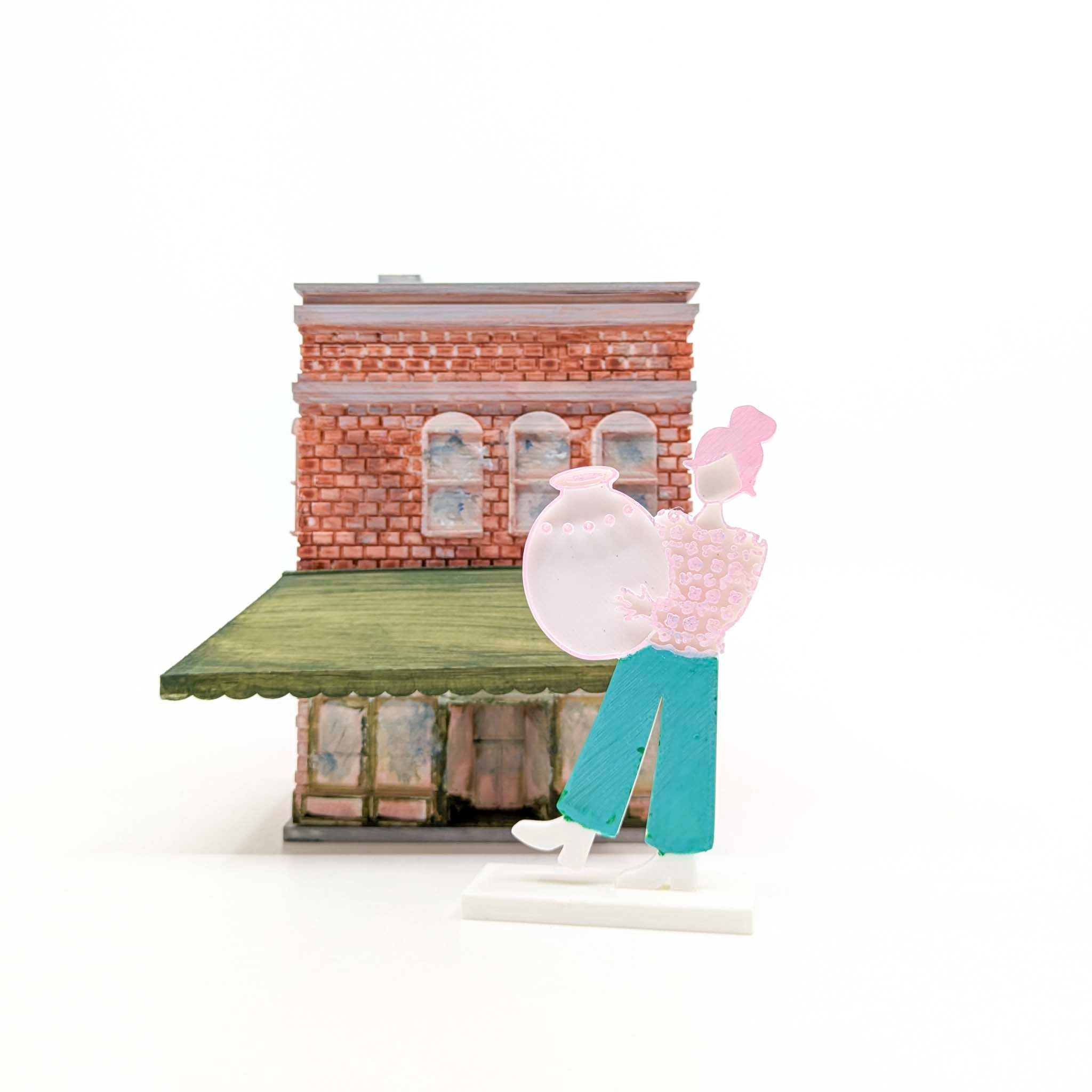 VISUAL INDEX - Visual Index Holiday Cottage — 3D - Printed Paintable Putz - VISUAL INDEX