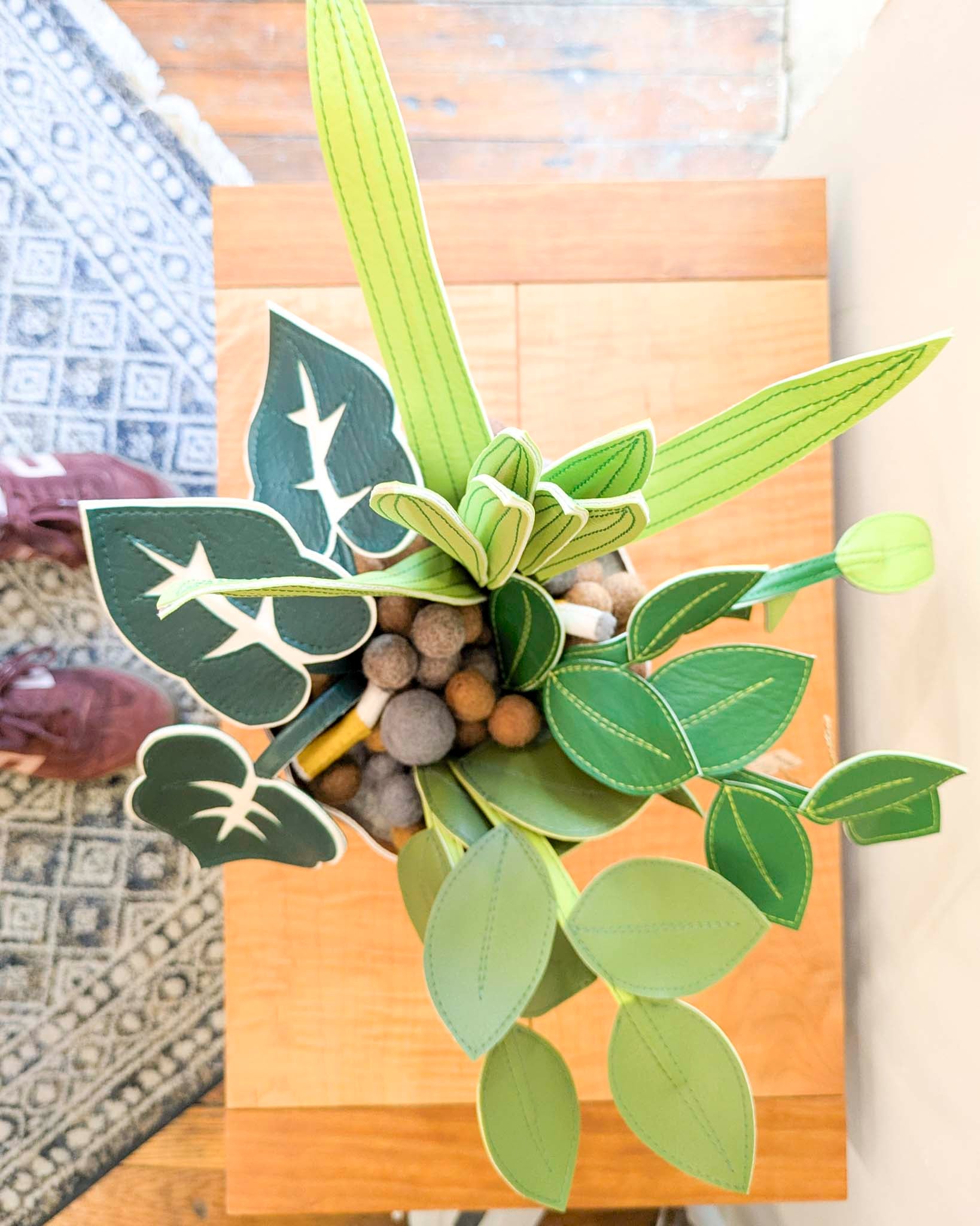 Small Planter with Mixed Plants (Copper Pot)