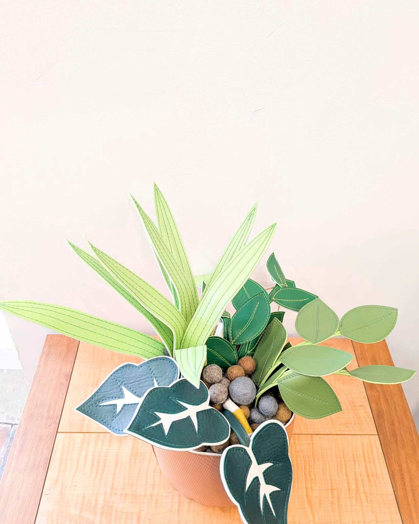 Small Planter with Mixed Plants (Copper Pot)