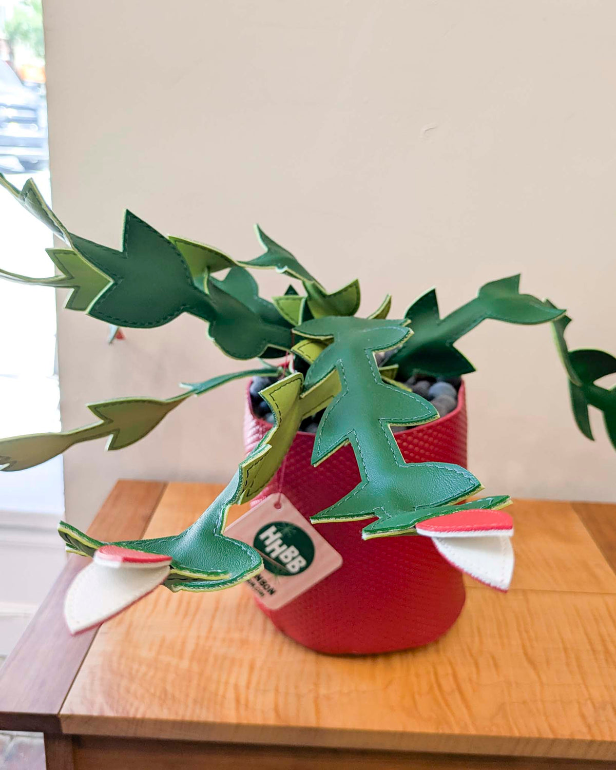 Large Fake Plant- Christmas Cactus with Red Flowers (2 Styles)