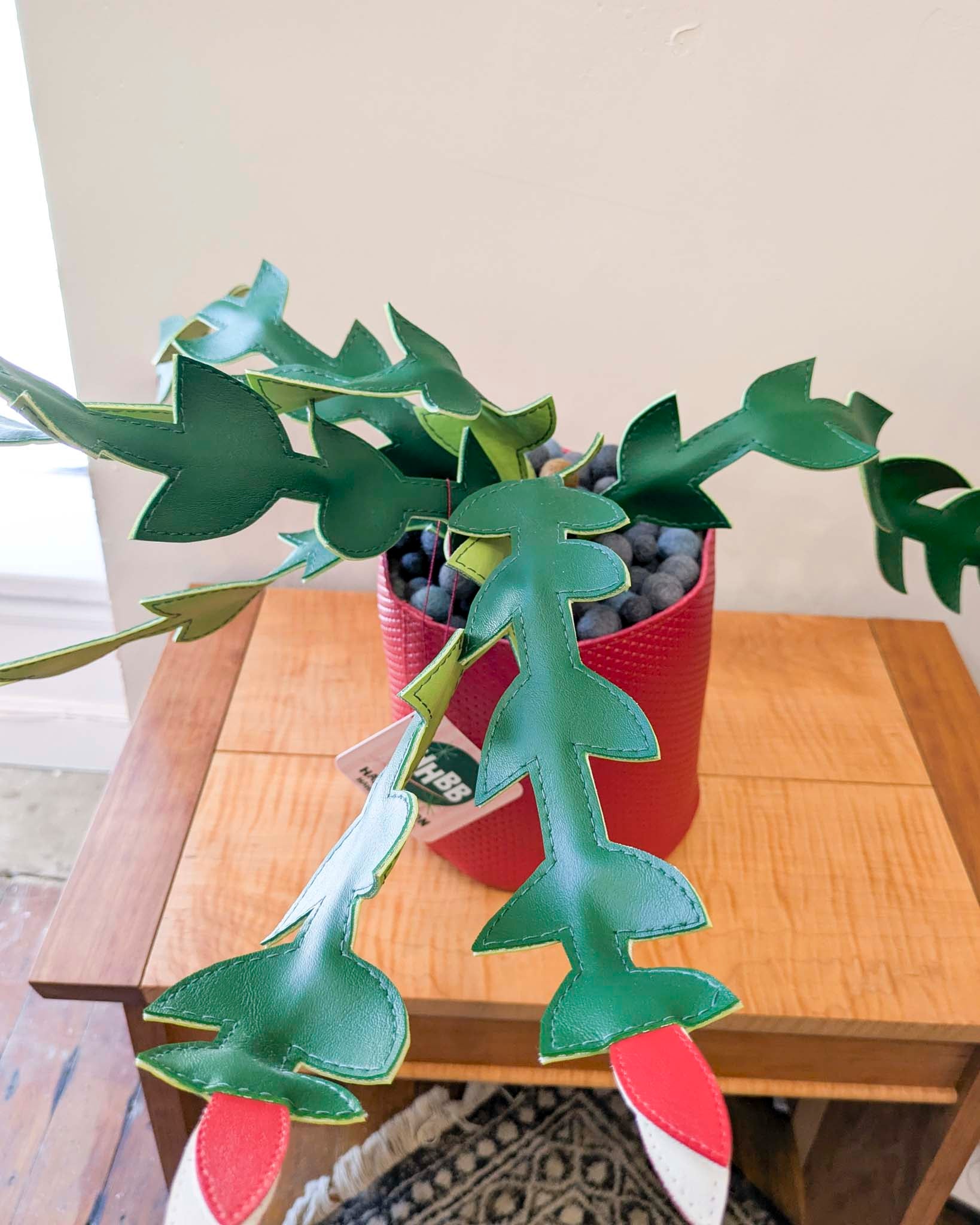 Large Fake Plant- Christmas Cactus with Red Flowers (2 Styles)