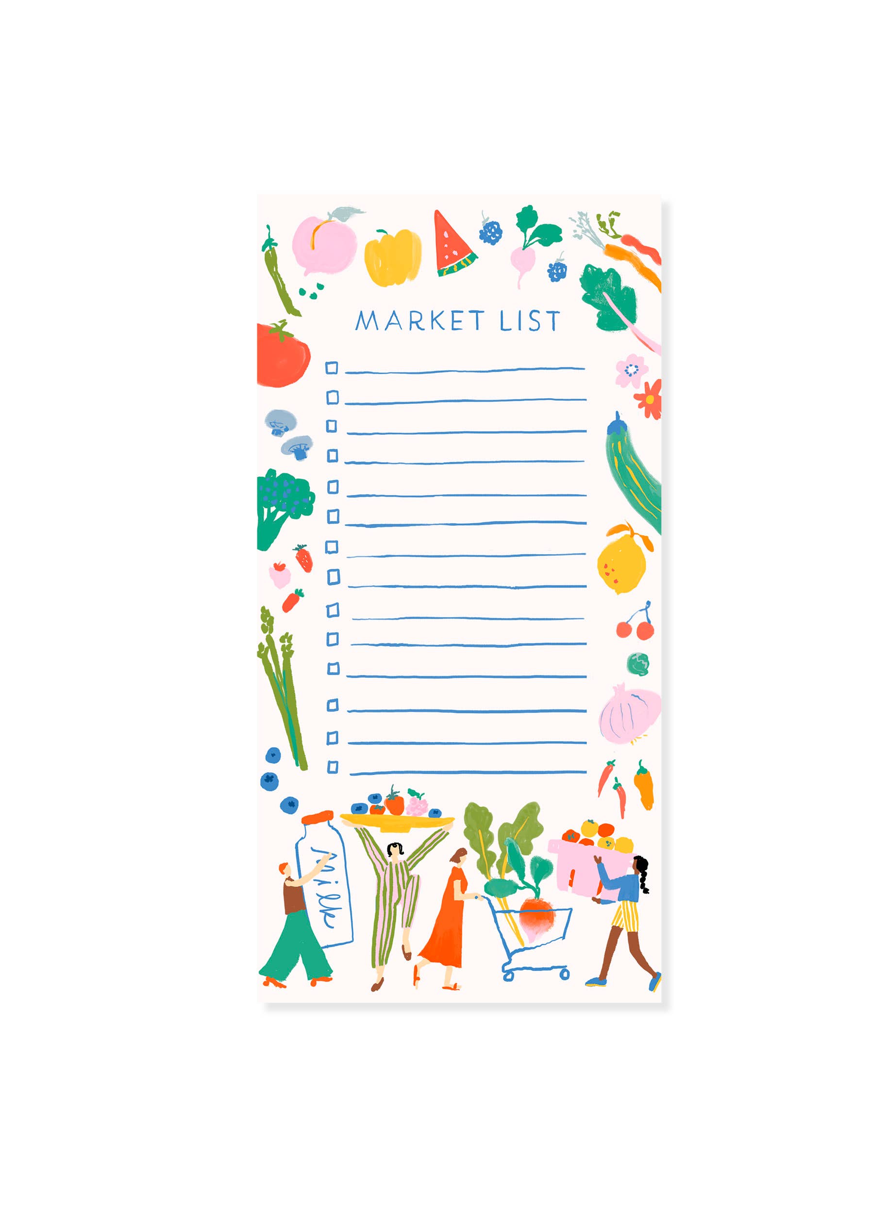 Market Party Market Pad - Classic Food Grocery List