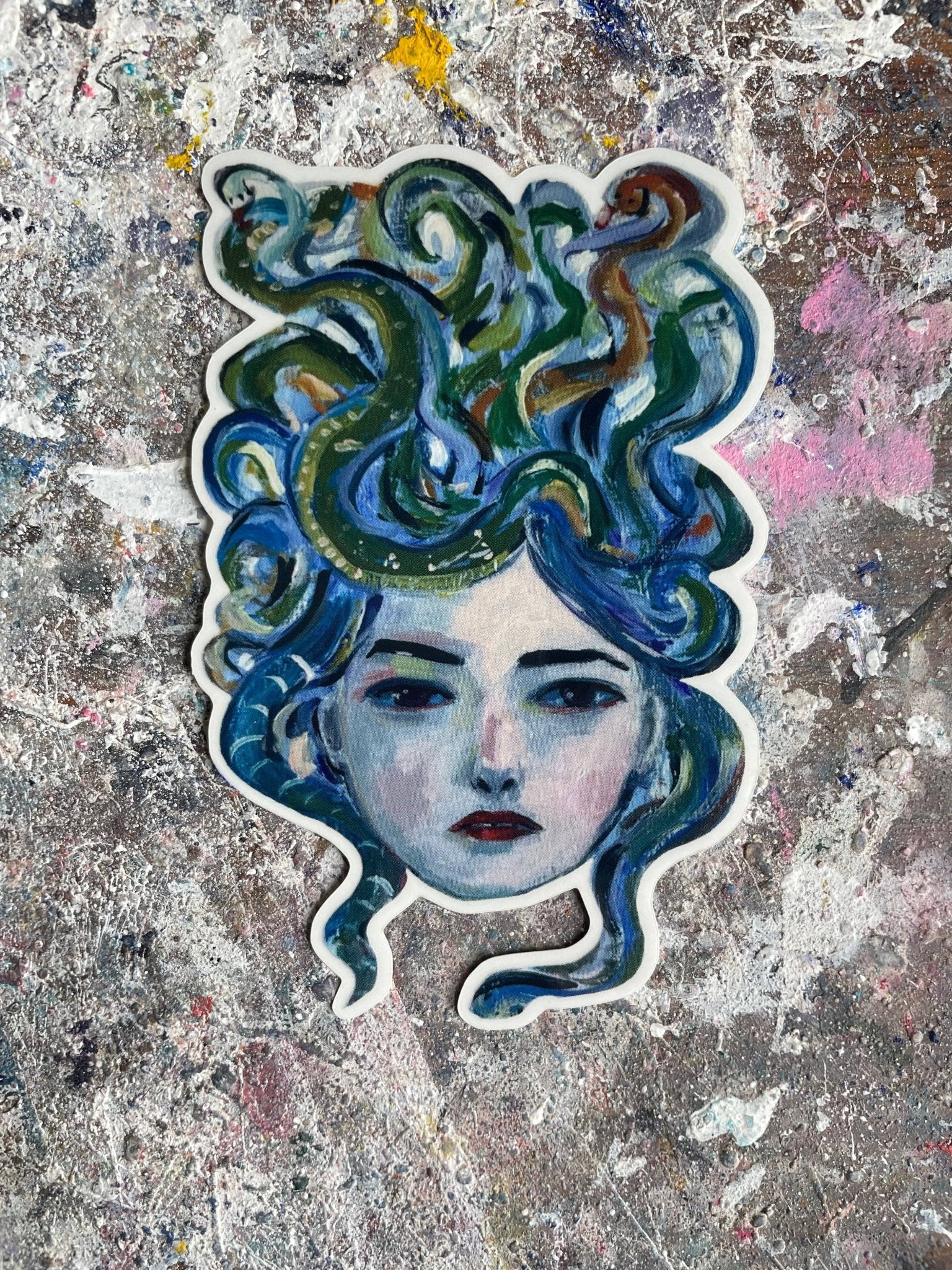 Amanda Blake - Medusa sticker - VISUAL INDEX
