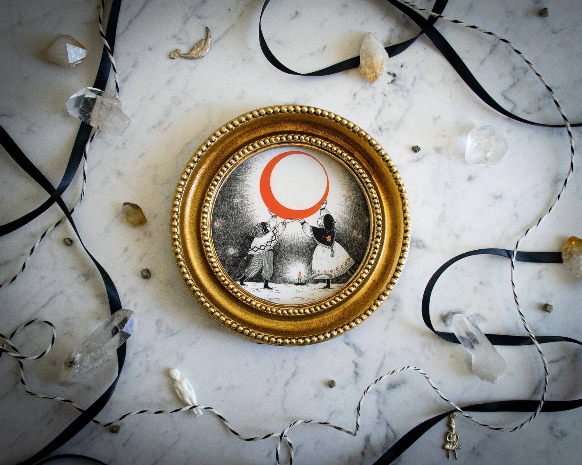 "Crescent Moon" – Archival Mini Art Print
