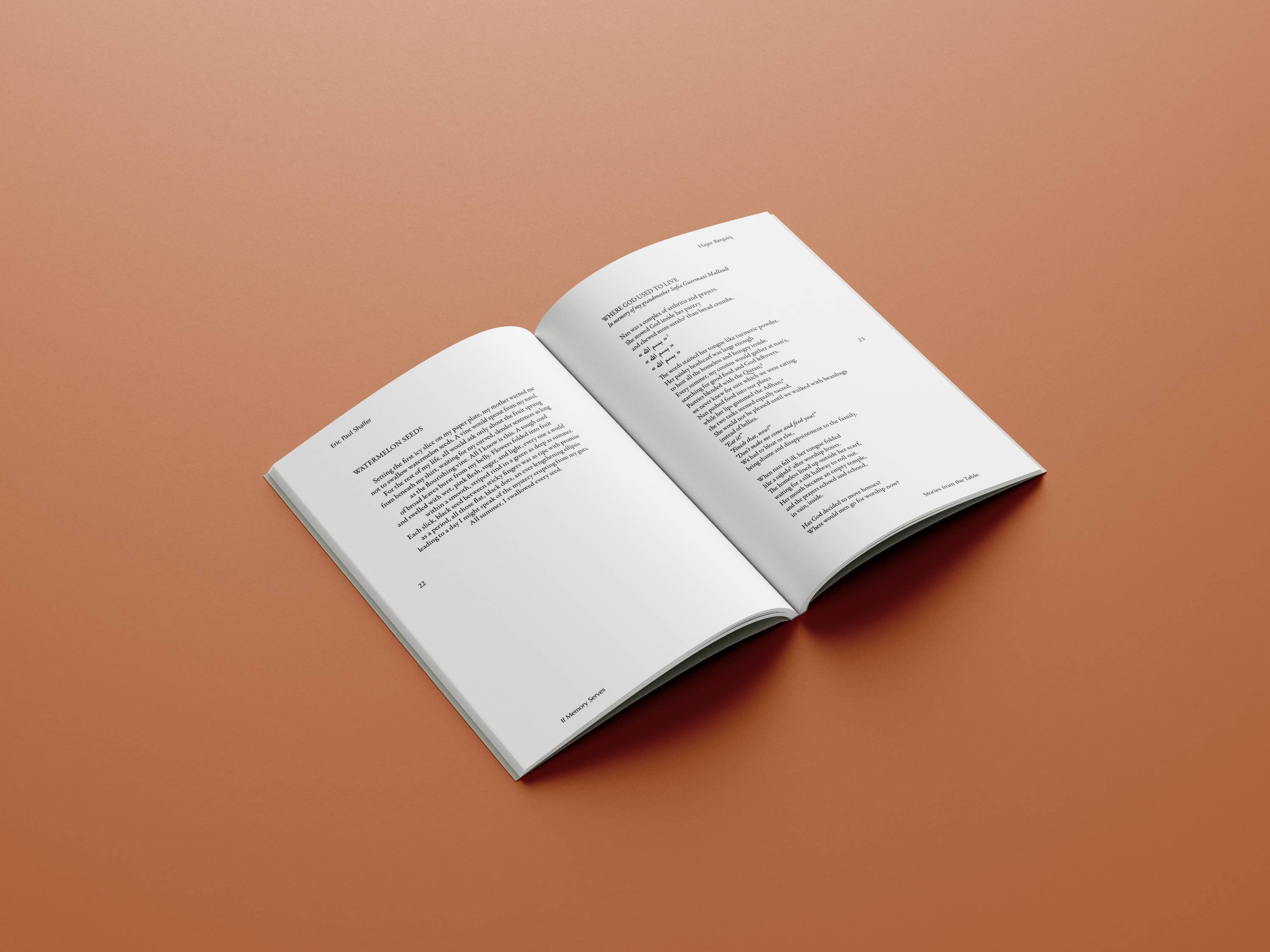 If Memory Serves: Stories from the Table Anthology