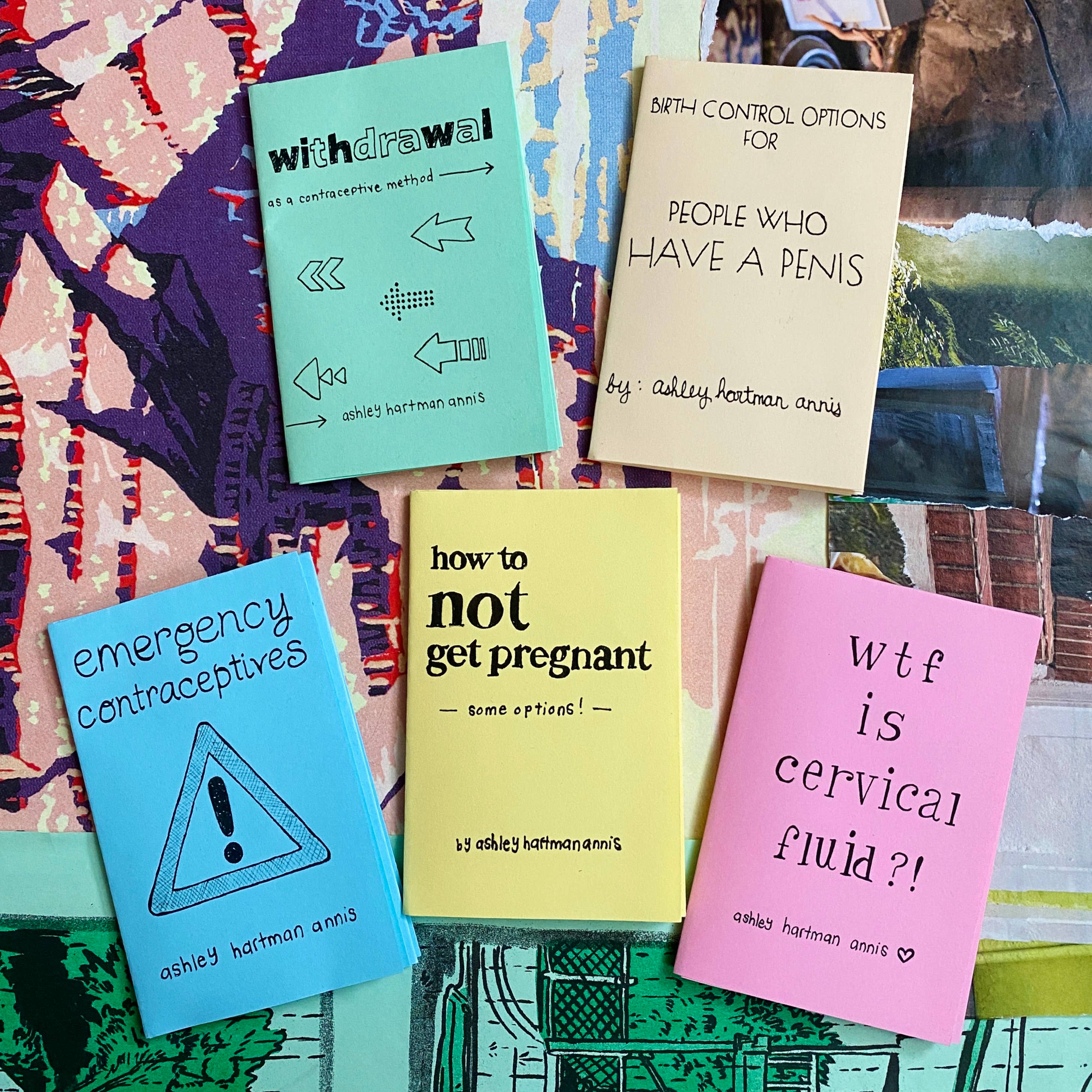 Birth Control Zine Bundle | Gender affirming sex education
