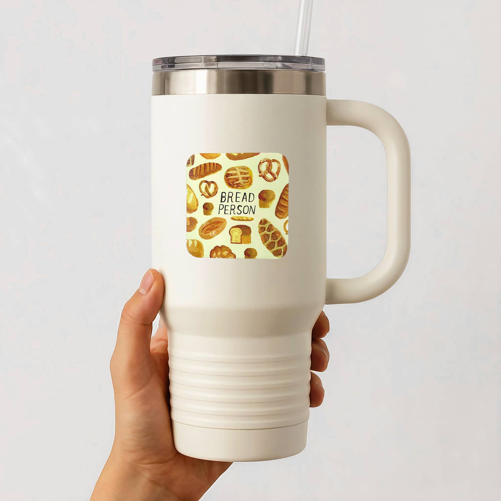 Bread Person Sticker, Food Sticker, Funny Sticker
