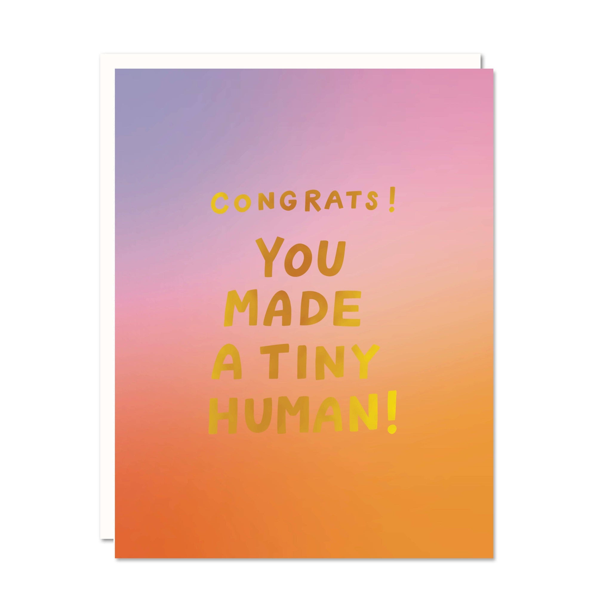 Tiny Human - New Baby Card