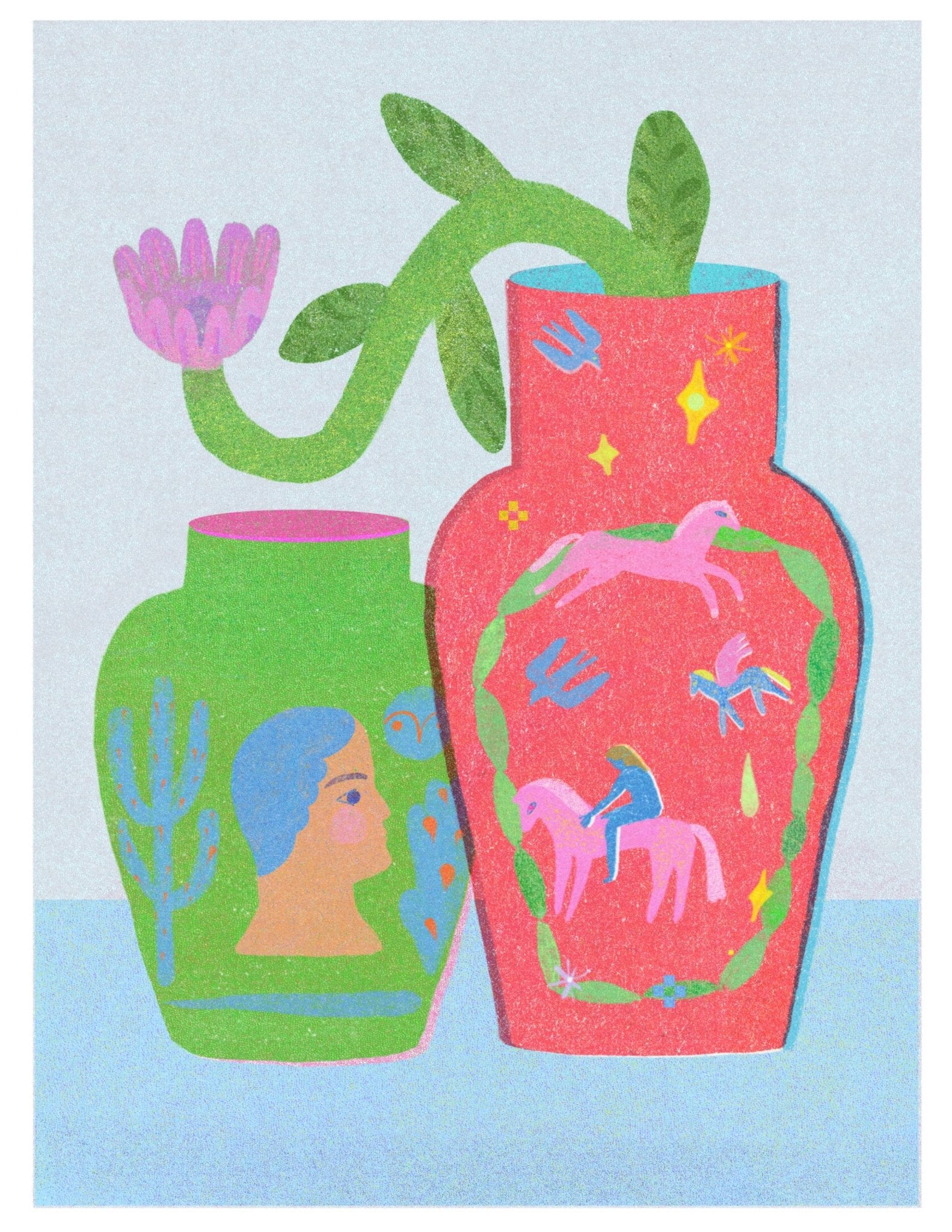 HASTUDIO - Meeting - Art Print 8.5" X 11" - VISUAL INDEX