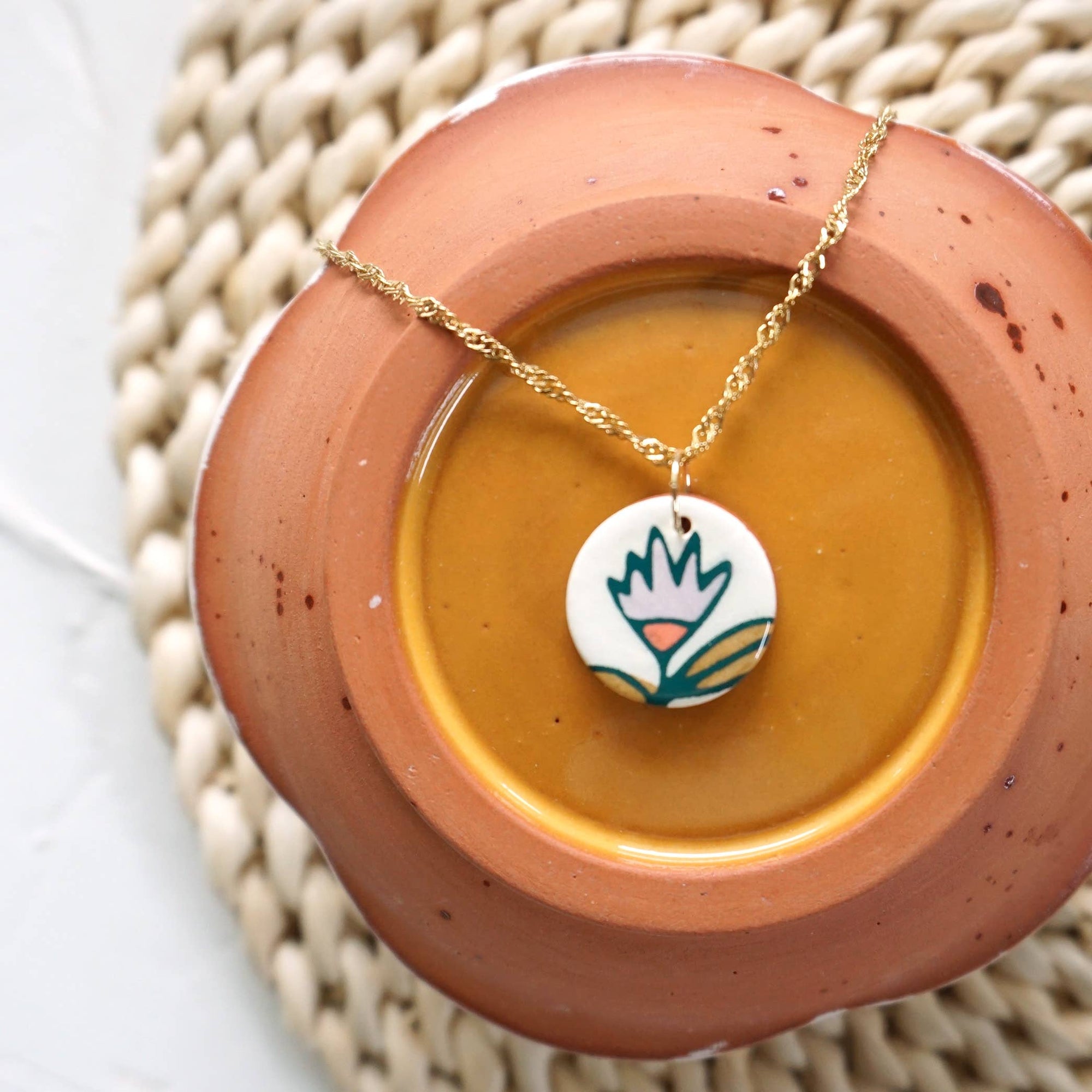 Charm Necklace Prairie Sprig