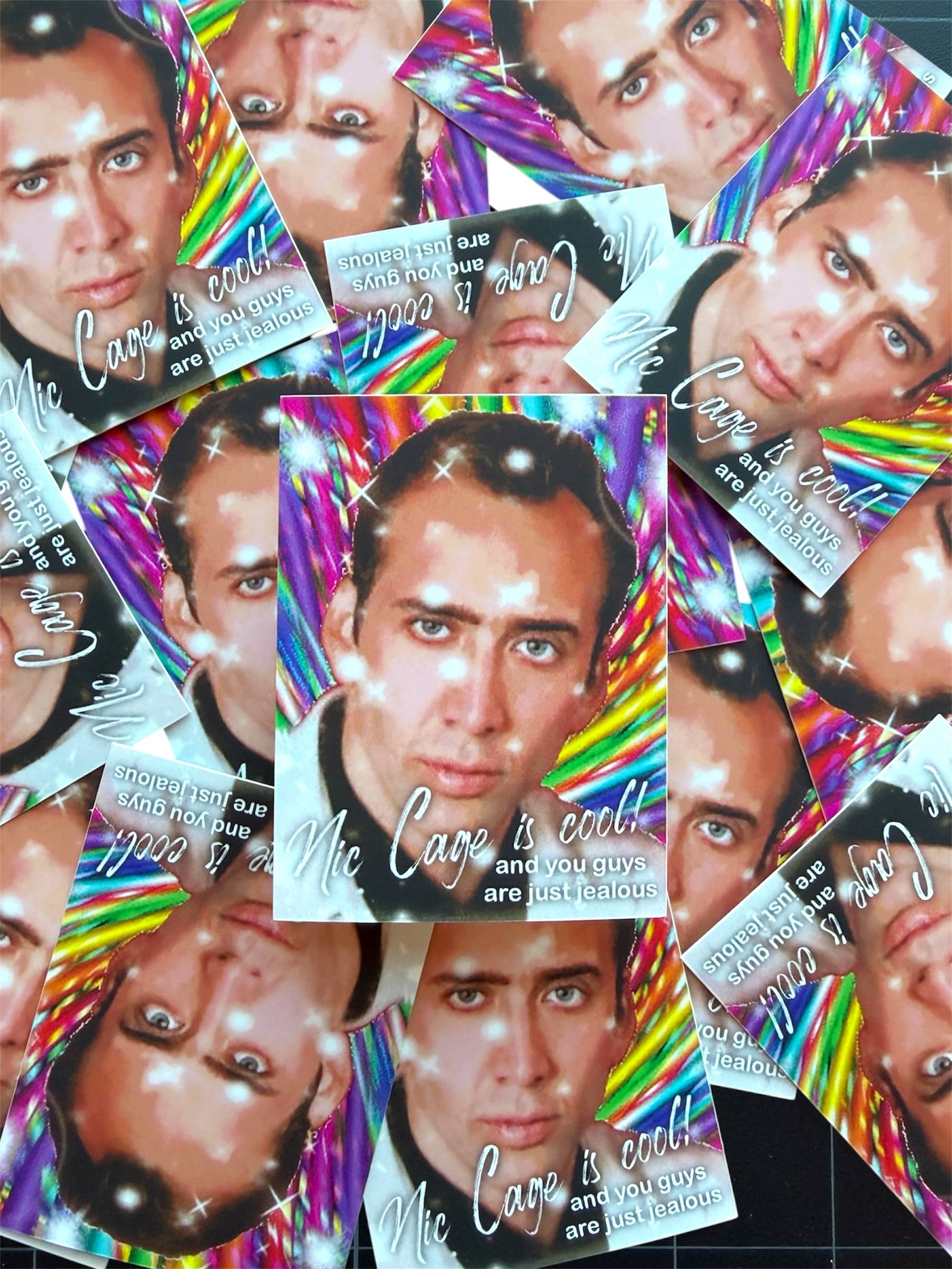 Nic Cage is Cool Sticker
