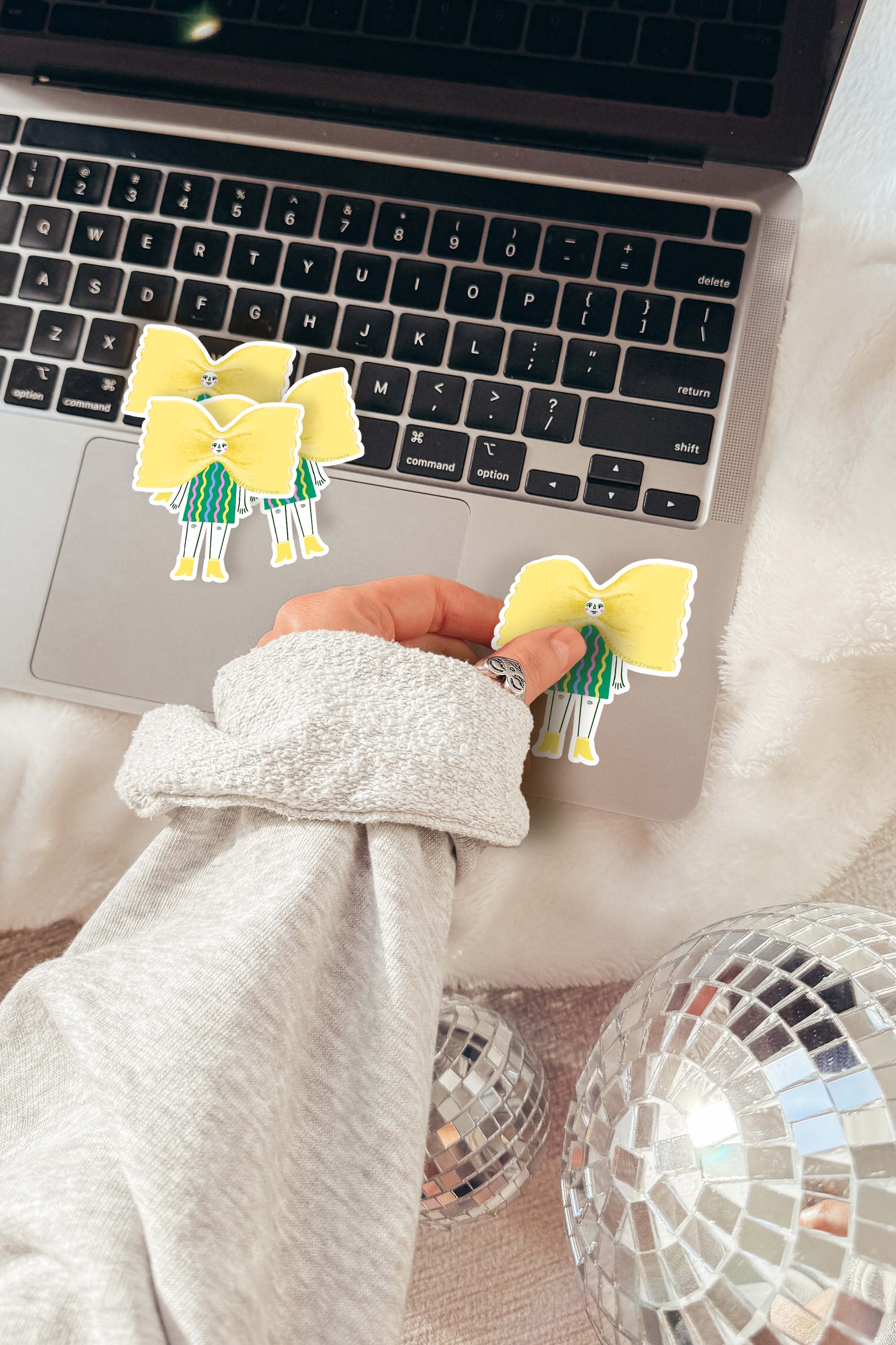 Penny Pasta Sticker, Funny Sticker, Food Sticker