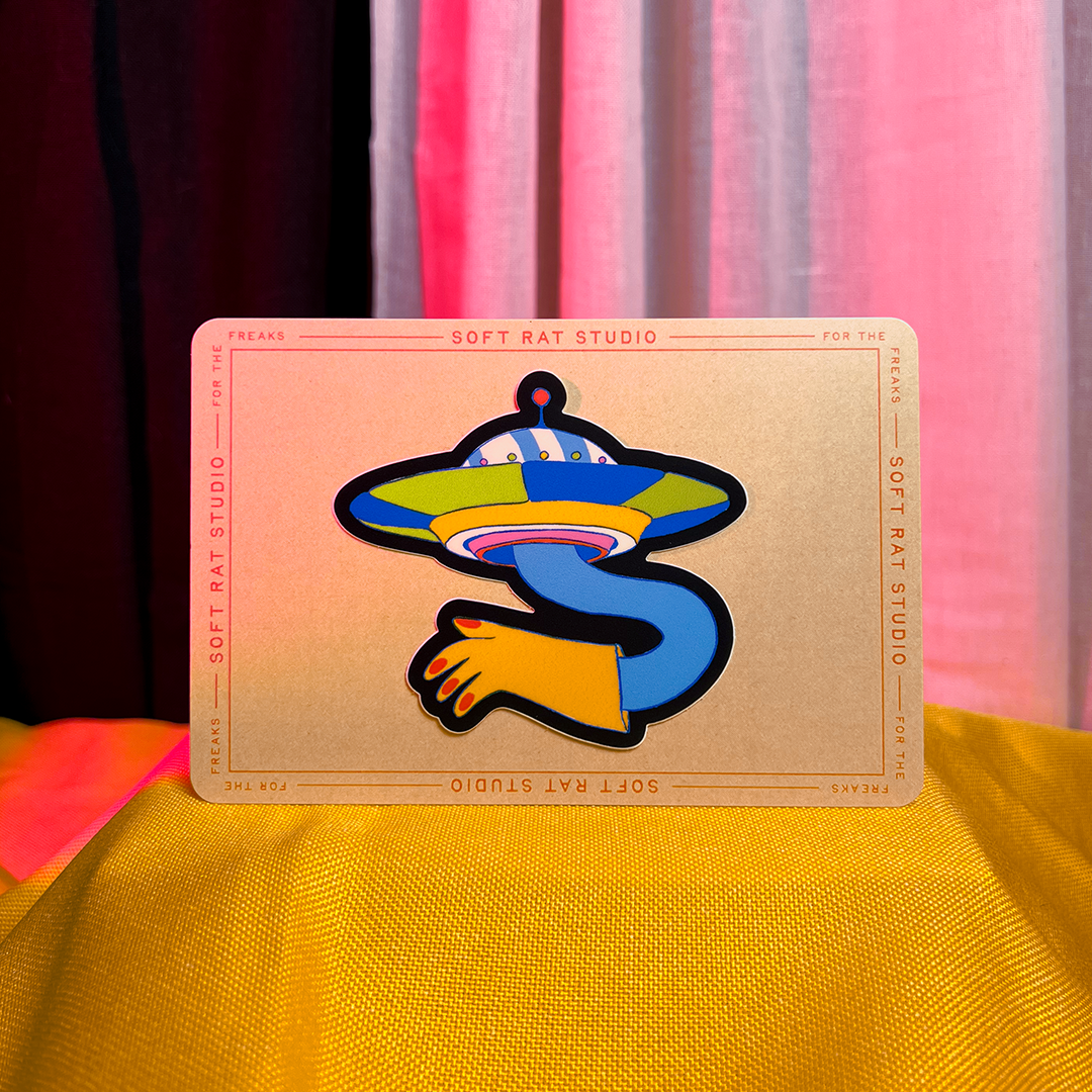 Junos Abduction Sticker