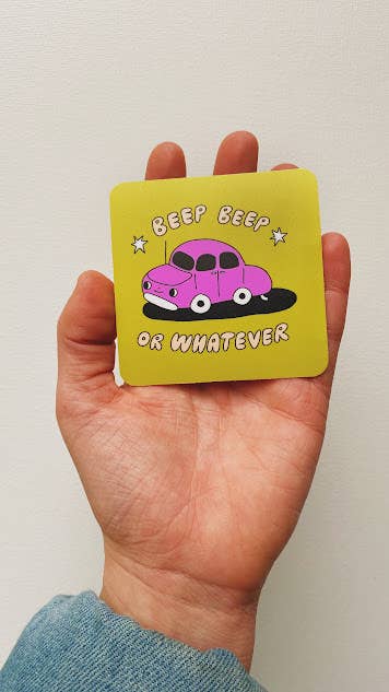 Sticker - beep beep or whatever
