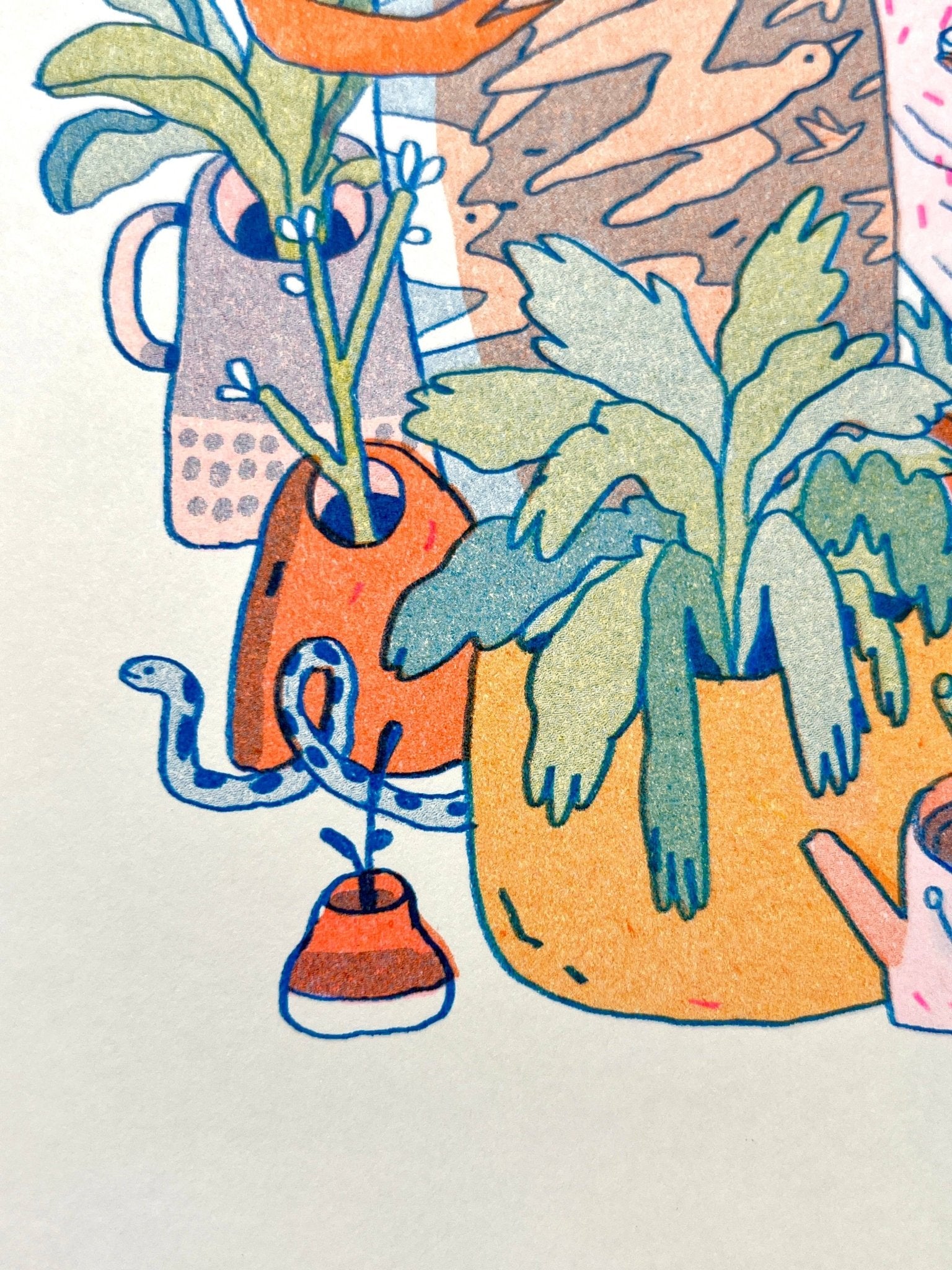 Natalie Andrewson - The Sculptor: Hermits of the Dream Islands - Riso Print - VISUAL INDEX