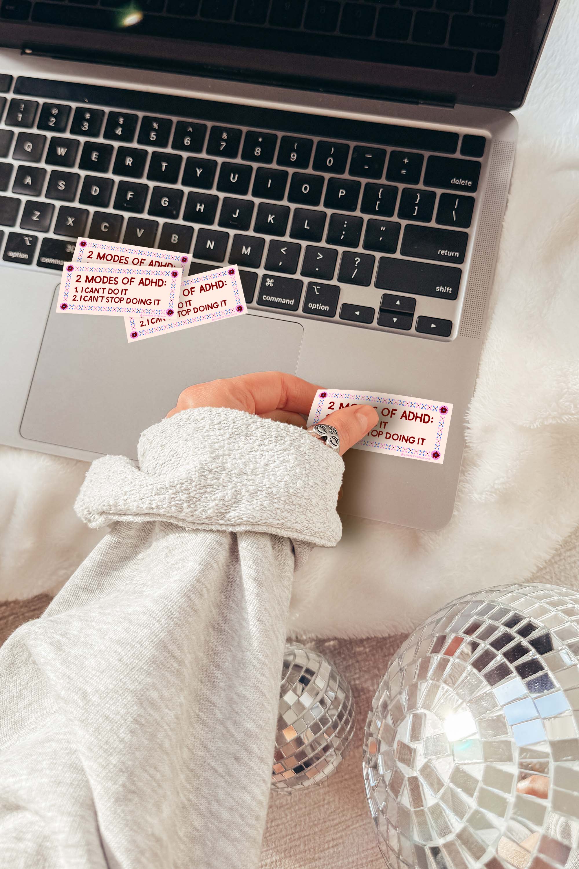 ADHD Mental Health Sticker, Funny Sticker