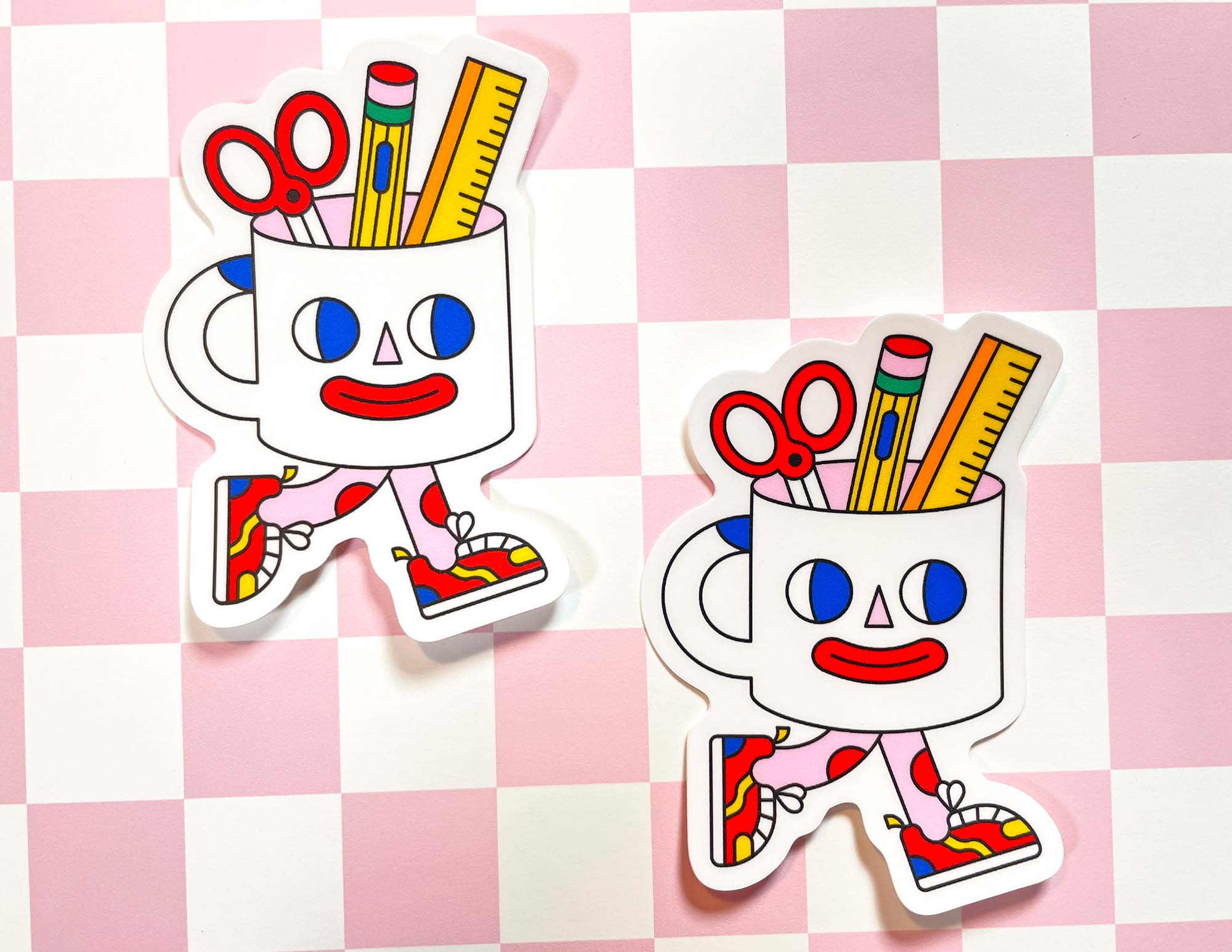 Cuppa Creativity Matte Vinyl Sticker | Artist Sticker | Cute