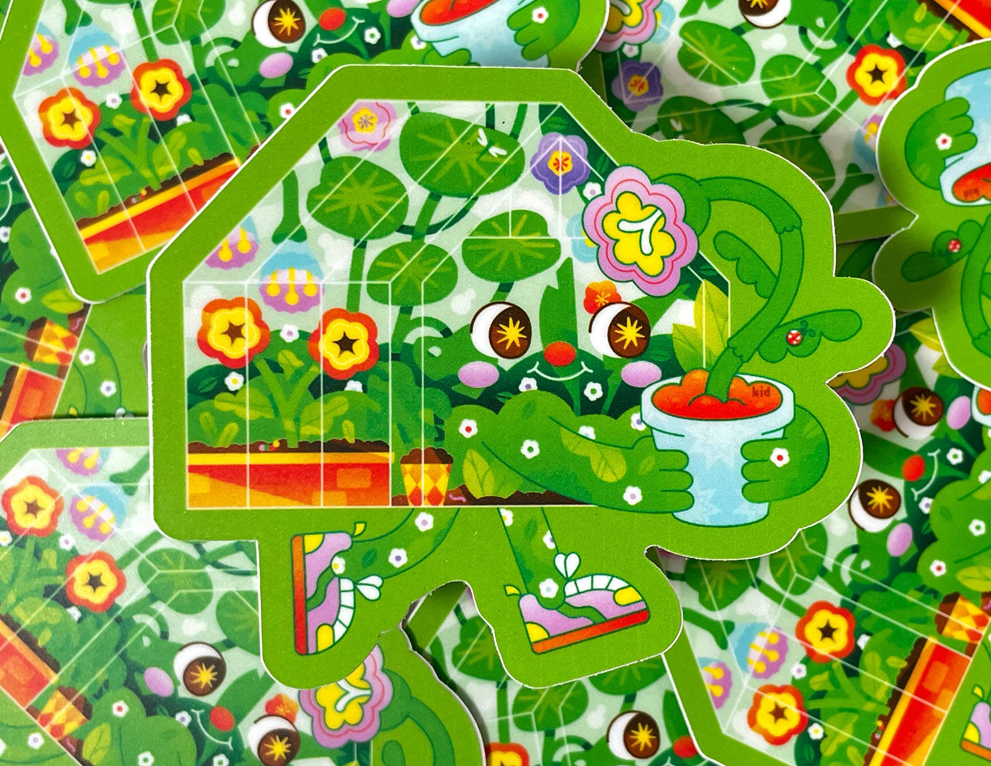 Blooming Greenhouse Sticker | Flowers & Plants | Botany