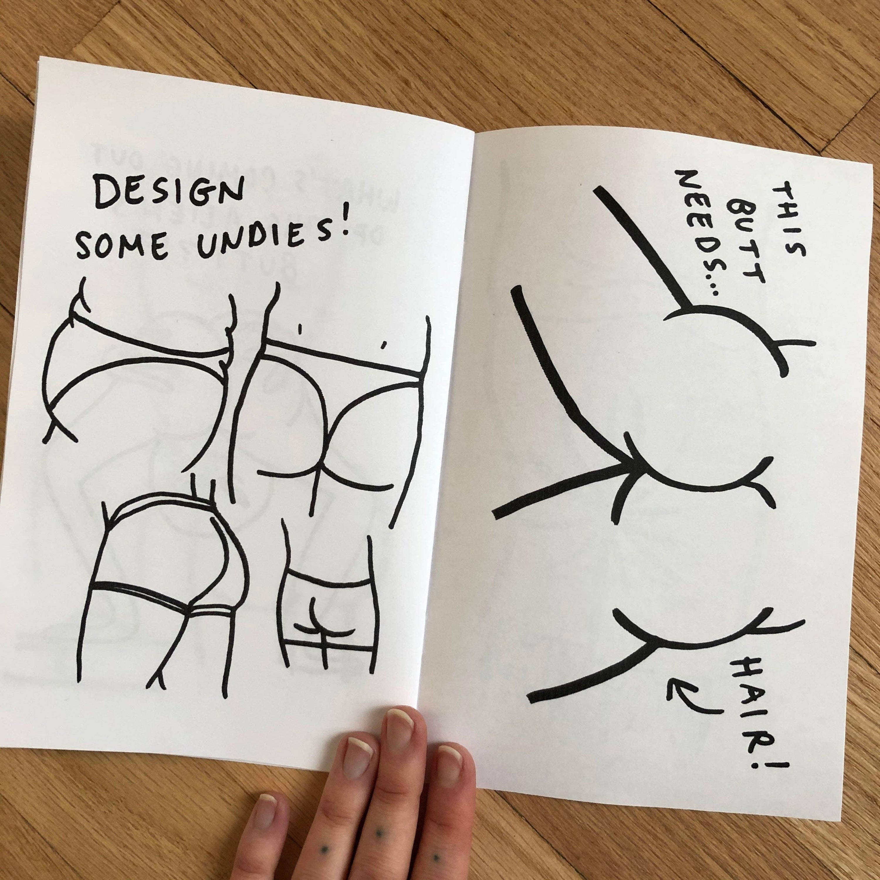 Butt Activity Book- Zine