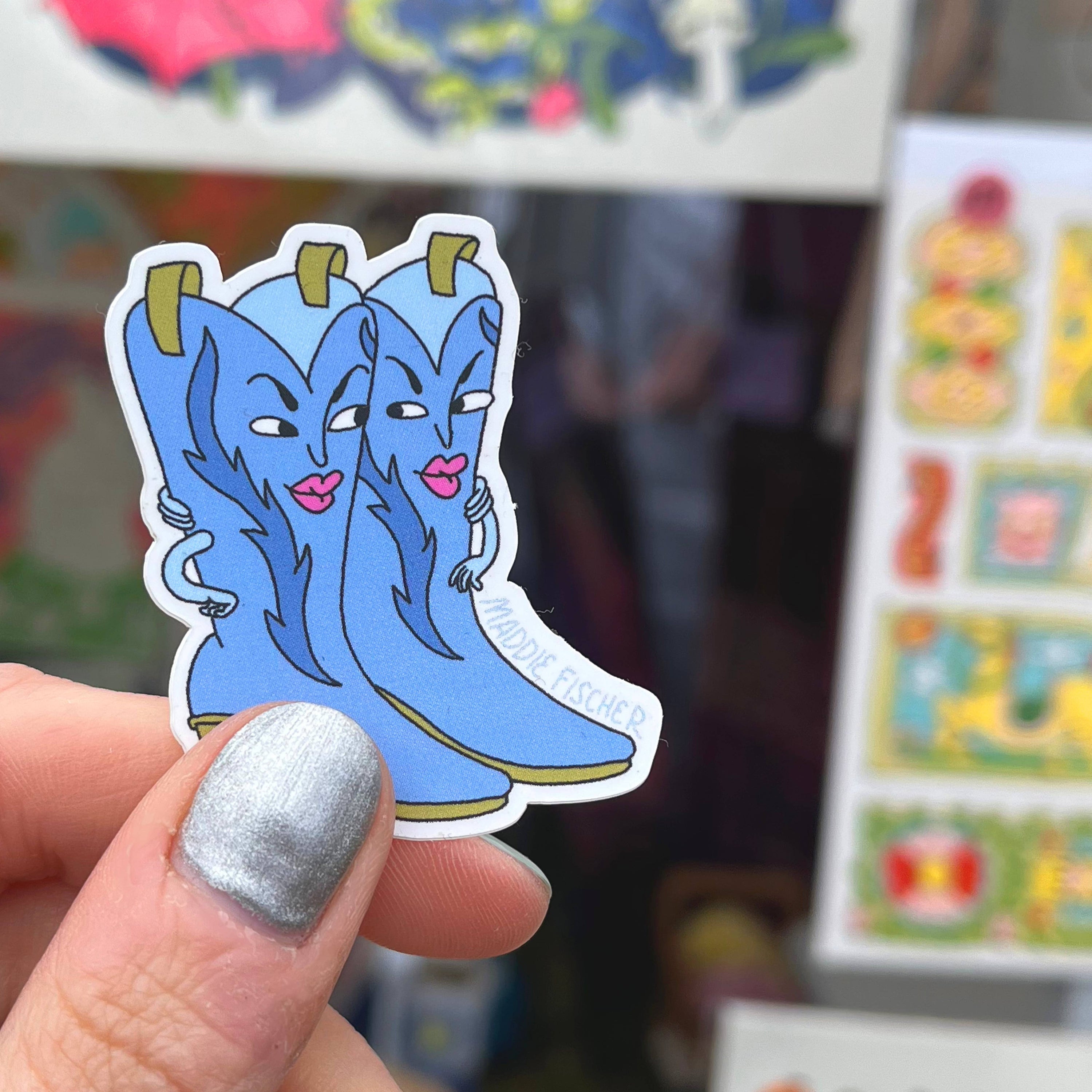 Boot Couple Sticker