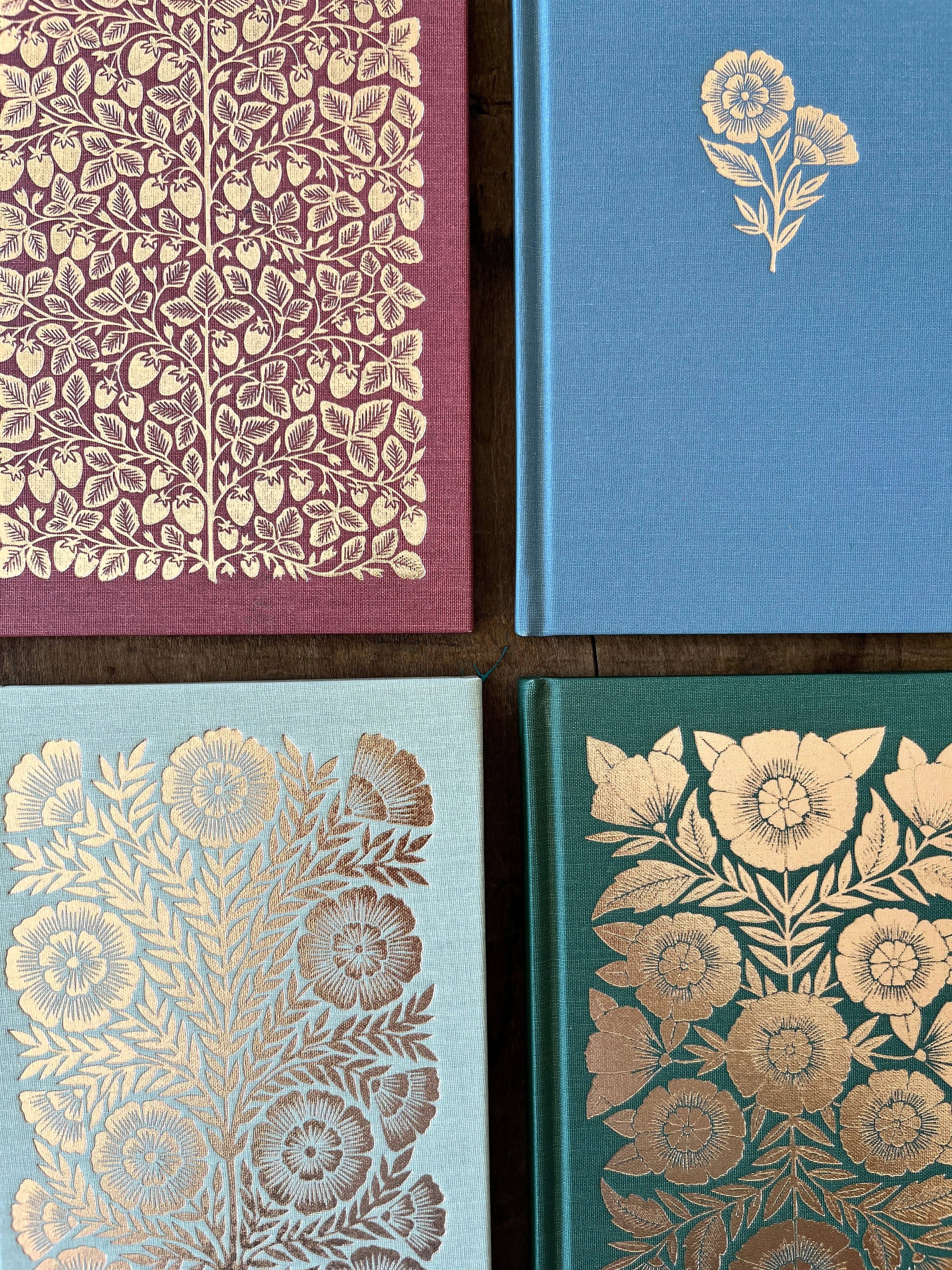 Foil Stamped Linen Journal: Jewel Green