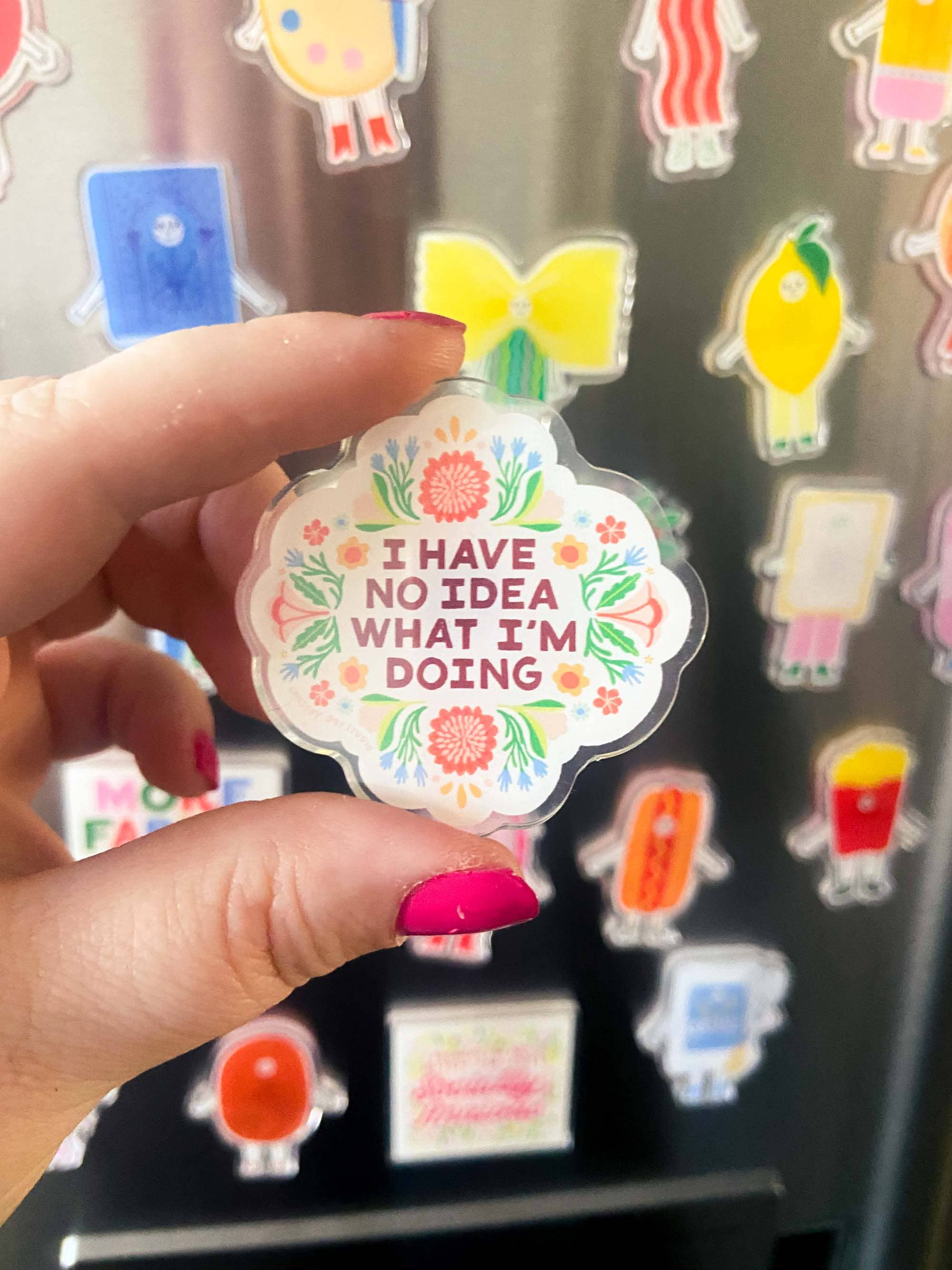 No Idea Magnet, Funny Fridge Magnet