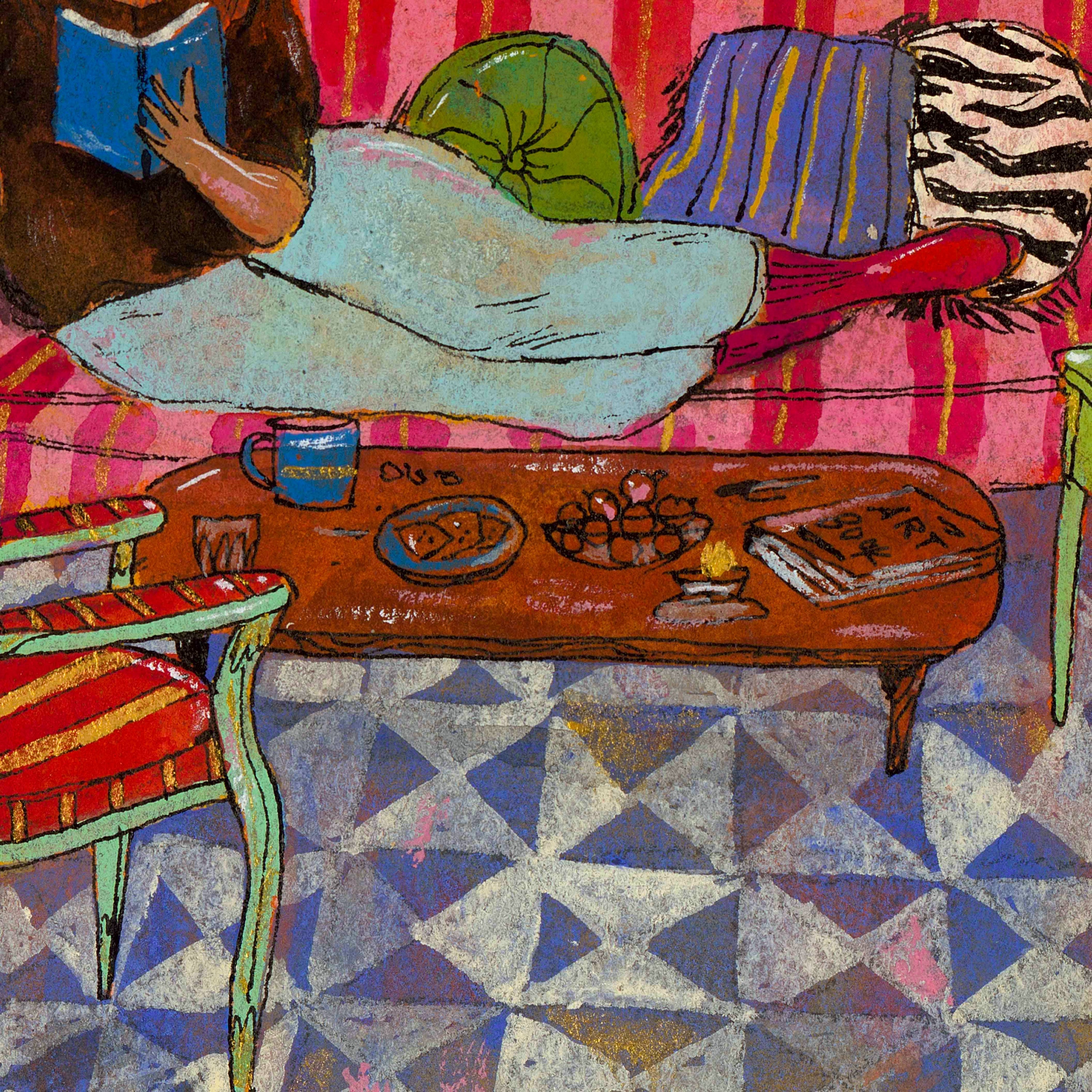 Seeking Comfort print: 8x10 inches