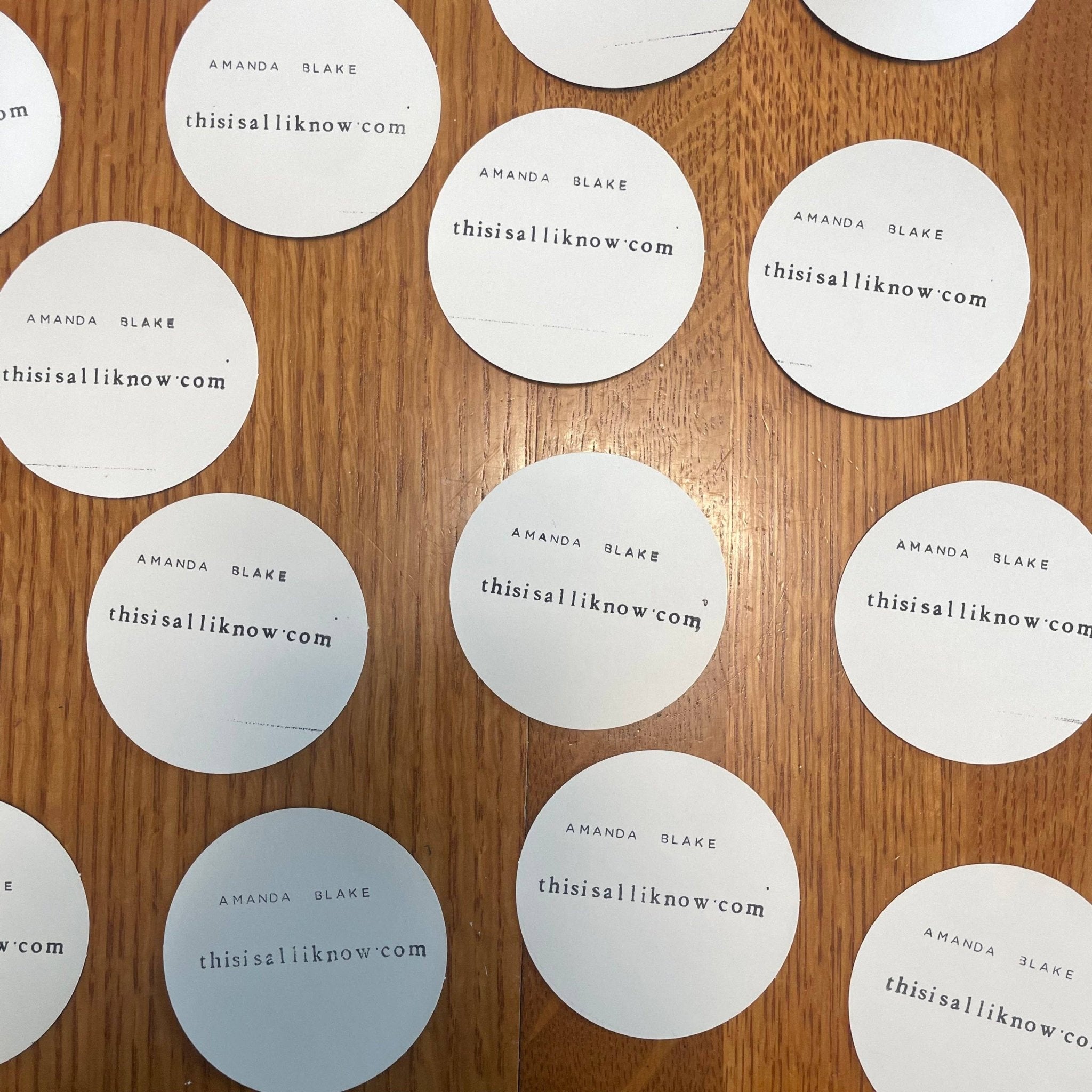 Amanda Blake - Marion found her place in the universe sticker - VISUAL INDEX