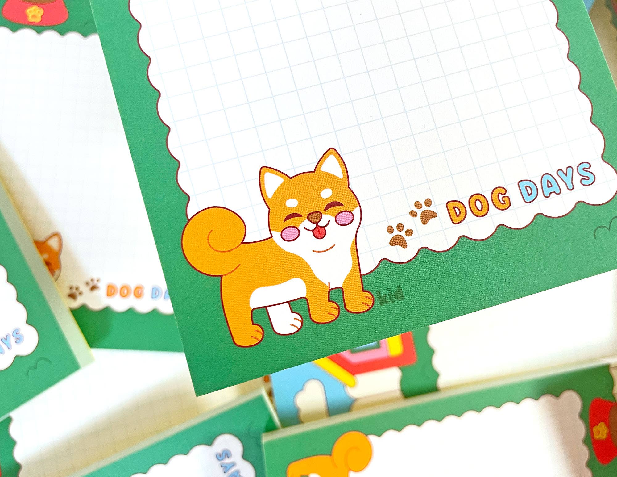 Dog Days Notepad | Shiba Inu | Cute Summer Stationery Gift