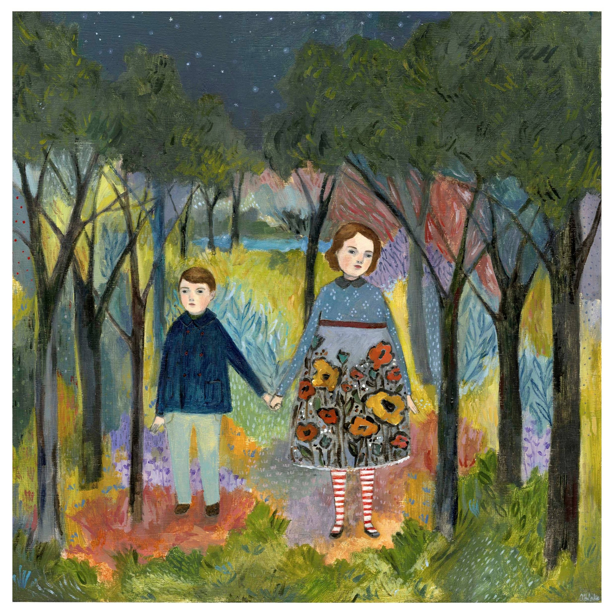 They found beauty in the darkness -  print: 8 by 10
