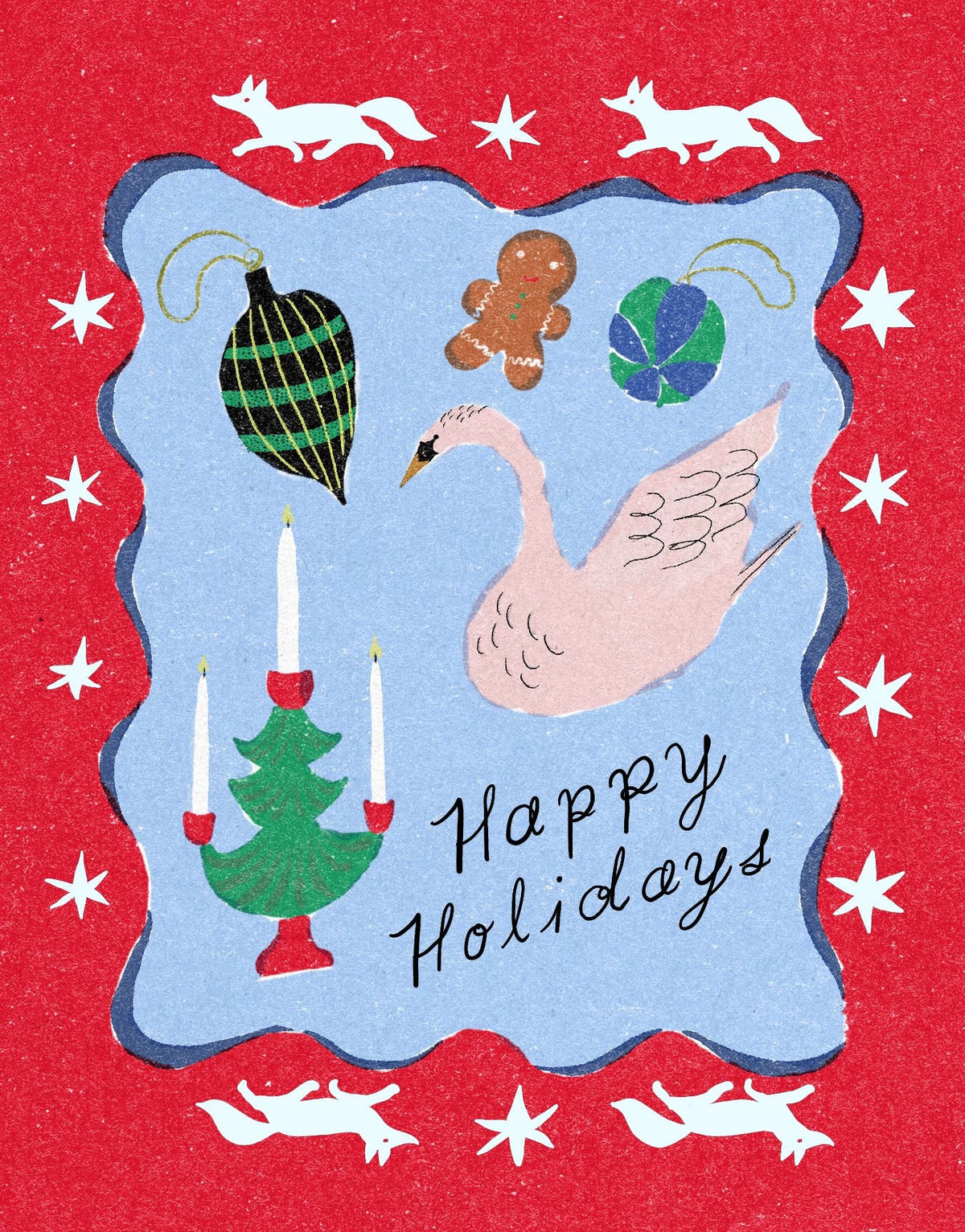 Happy Holidays Decorations Card