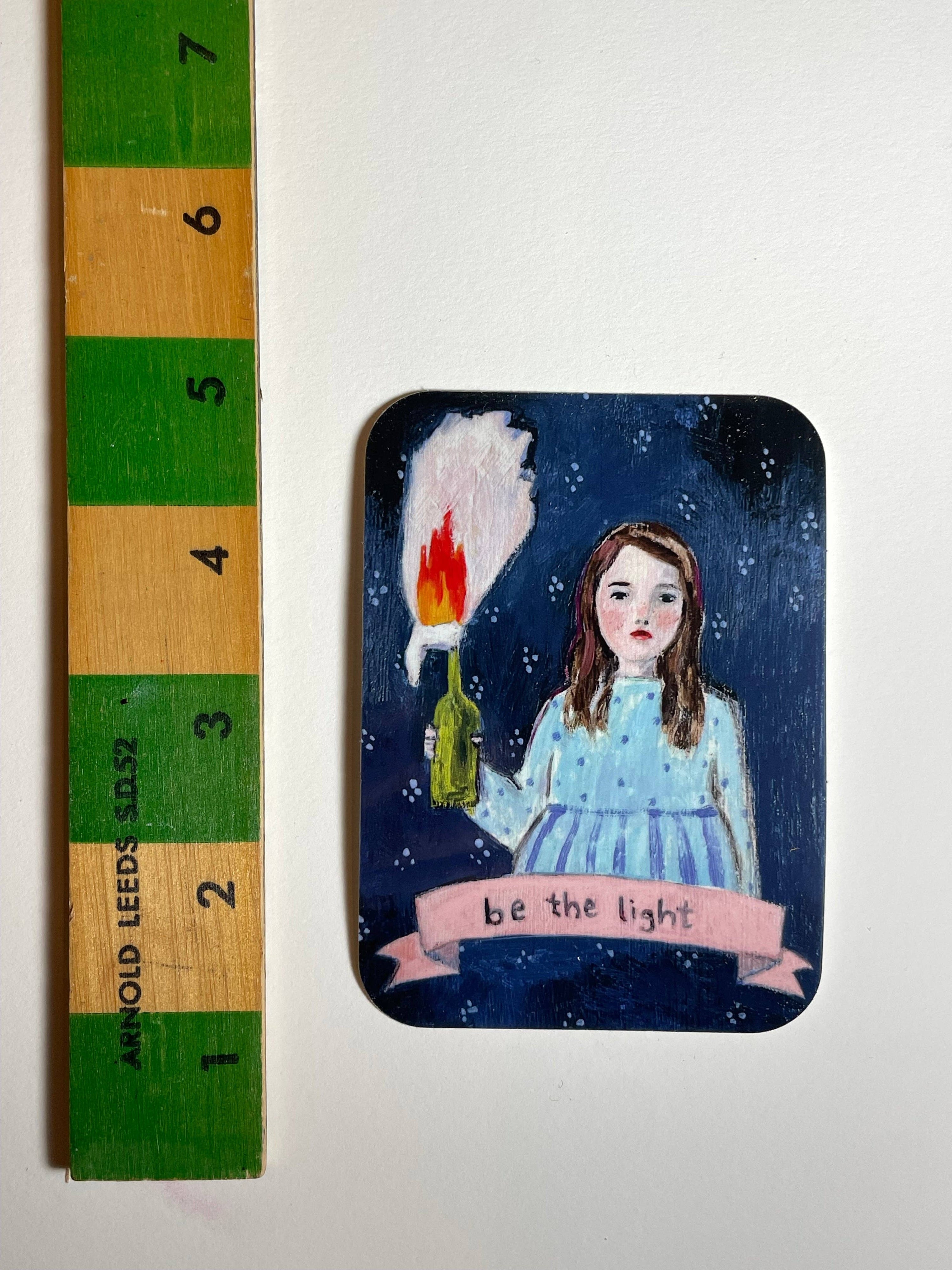 Be the light  -   Glossy vinyl sticker
