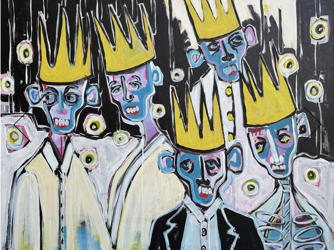 Five Kings Too Many- Original Painting