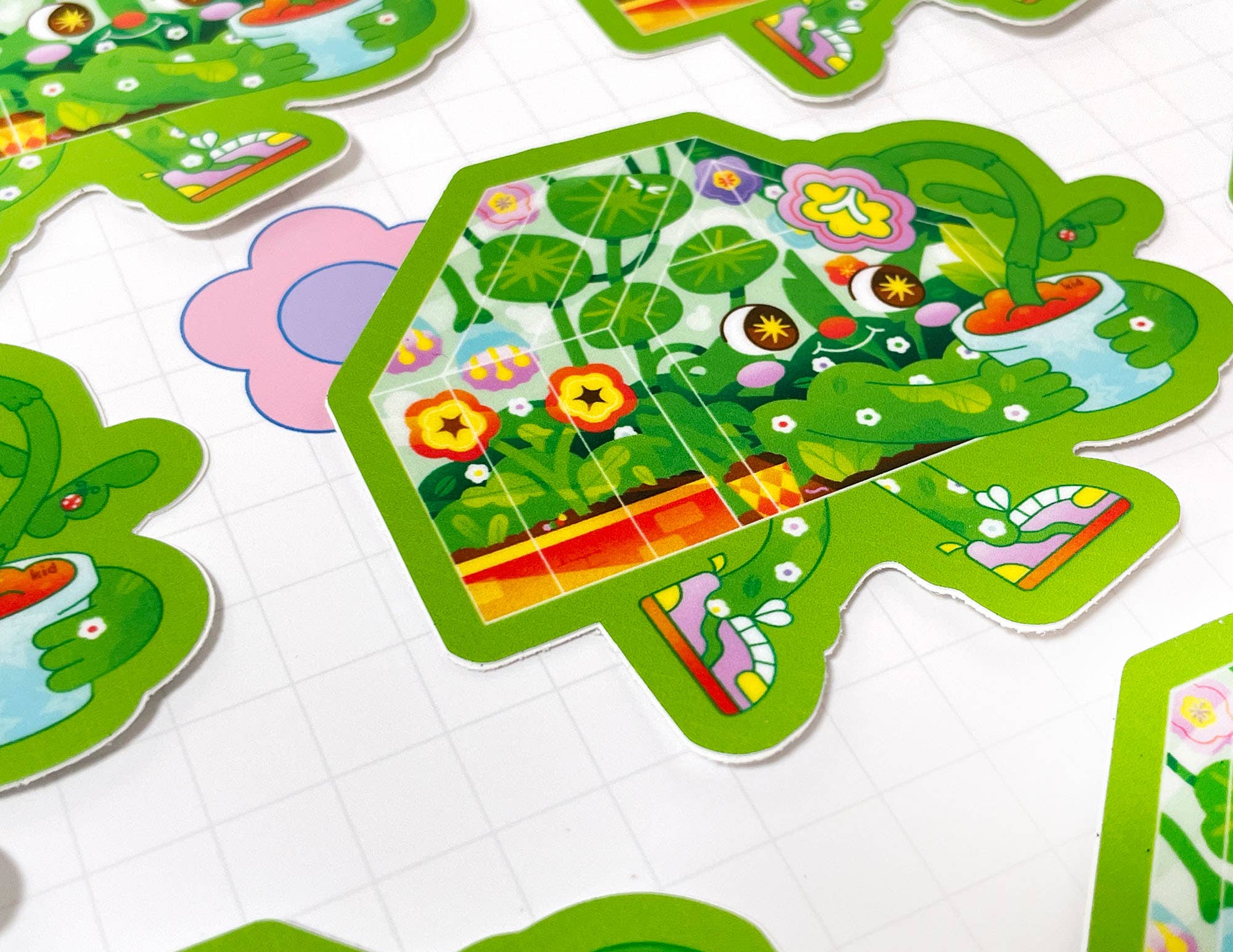 Blooming Greenhouse Sticker | Flowers & Plants | Botany