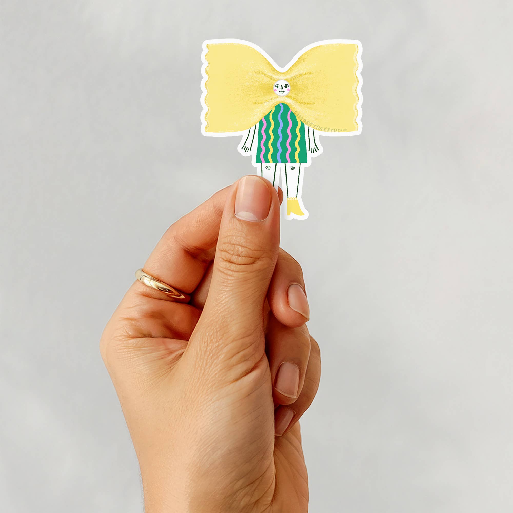 Penny Pasta Sticker, Funny Sticker, Food Sticker