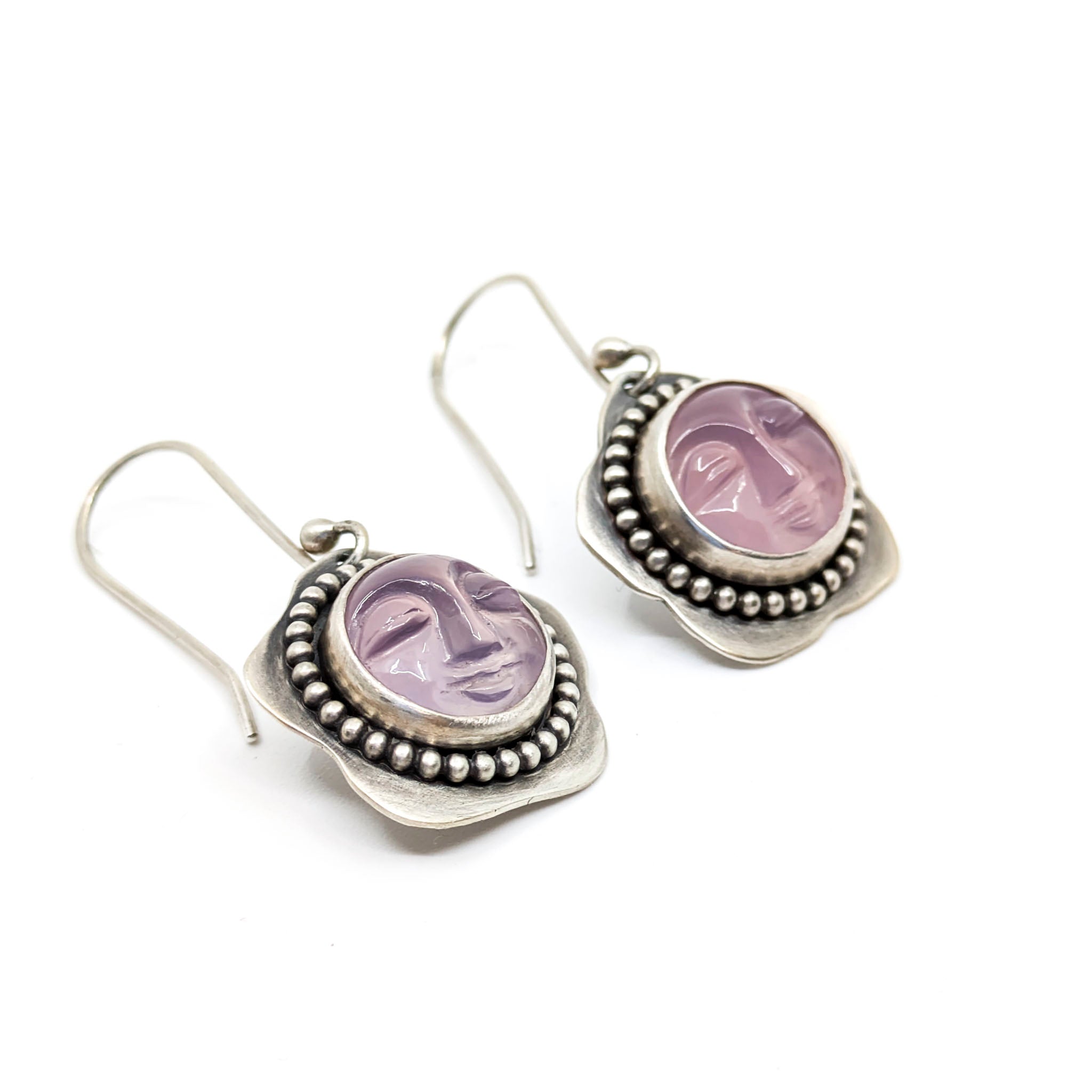 Lavender chalcedony Earrings